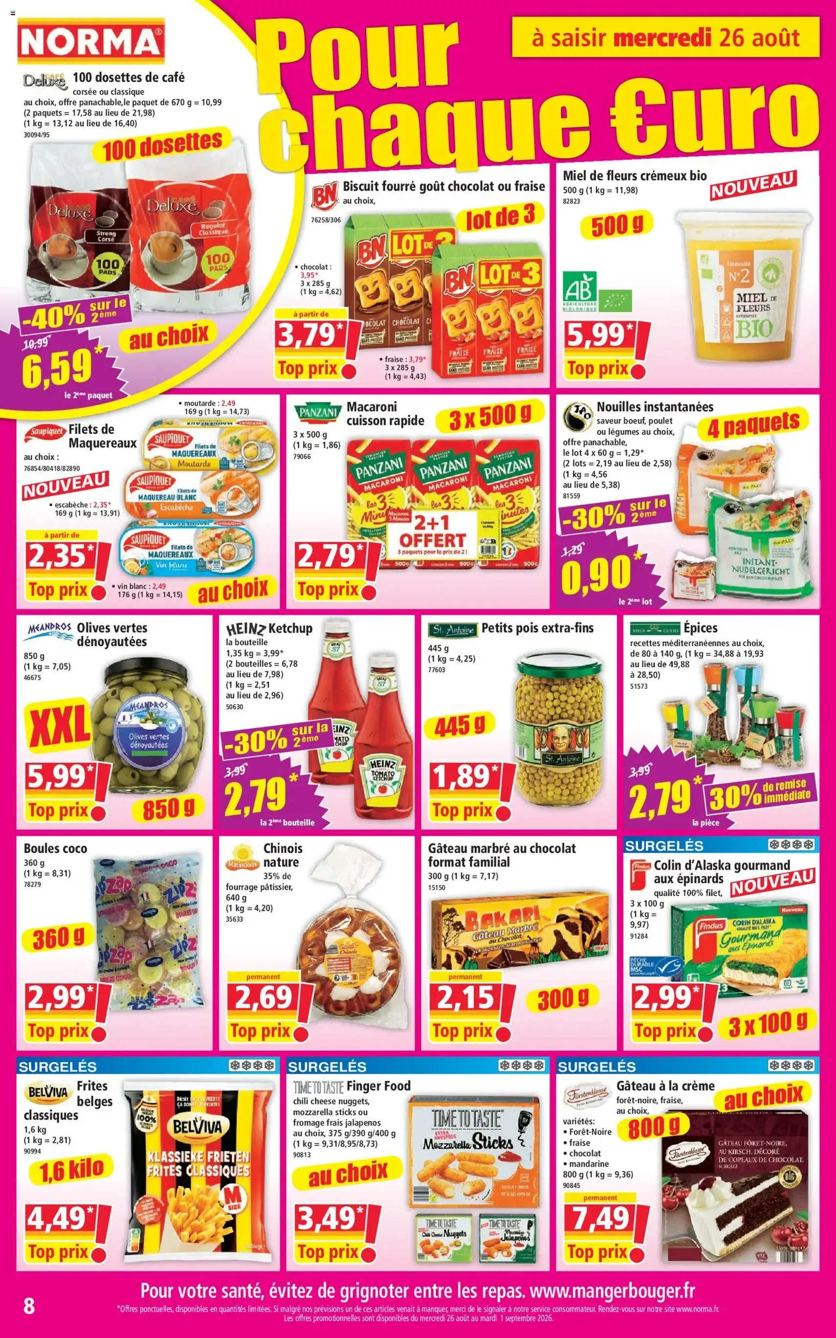 Norma catalogue - brochure valable à partir du 26/08/2026, page 8 sur 12