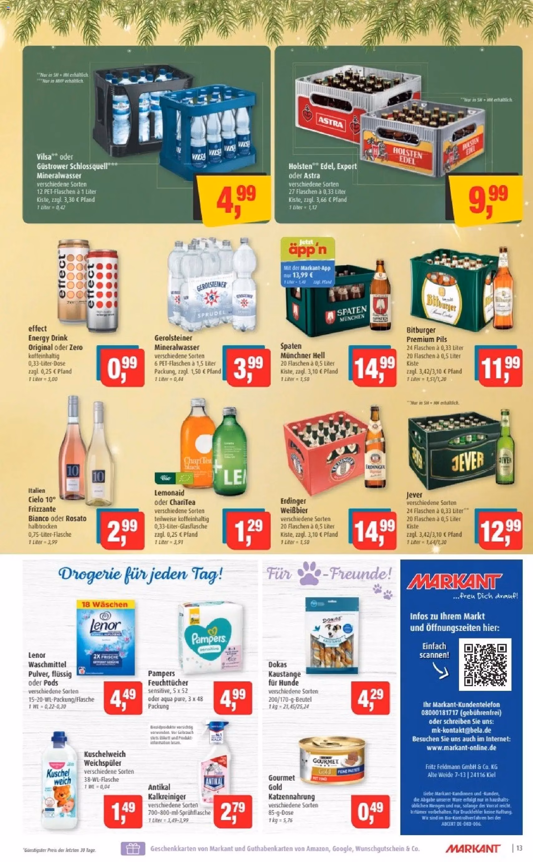 Markant Prospekt - Gültiger Prospekt ab 01.12.2025, Seite 13 von insgesamt 14