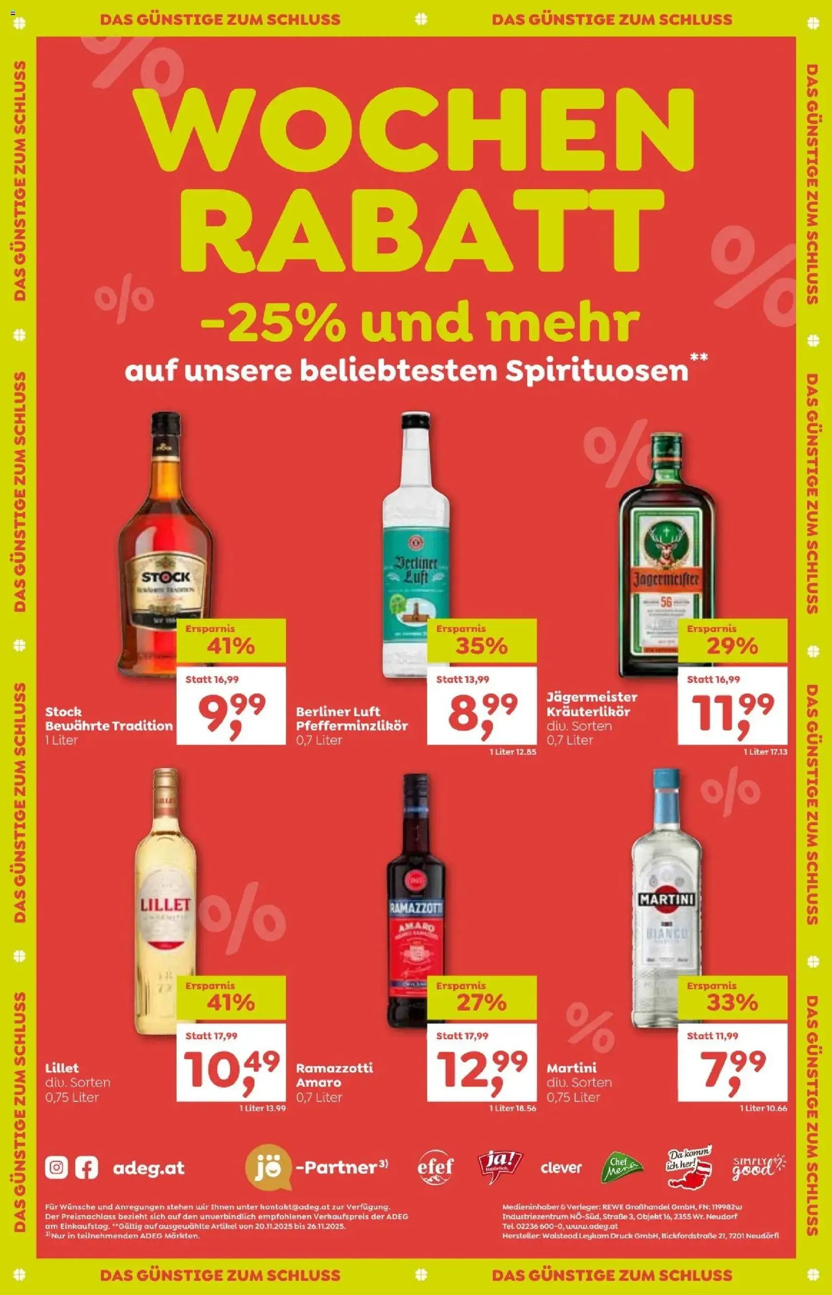 ADEG Flugblatt - Gültiger Prospekt ab 20.11.2025, Seite 12 von insgesamt 12