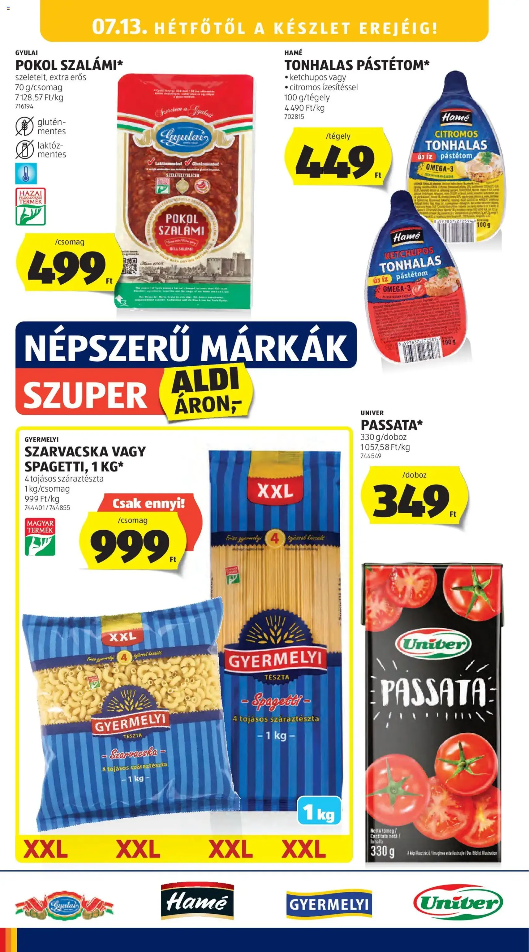 Aldi akciós újság - 2026.07.09. érvényes szórólap 26 oldal 56 oldalból
