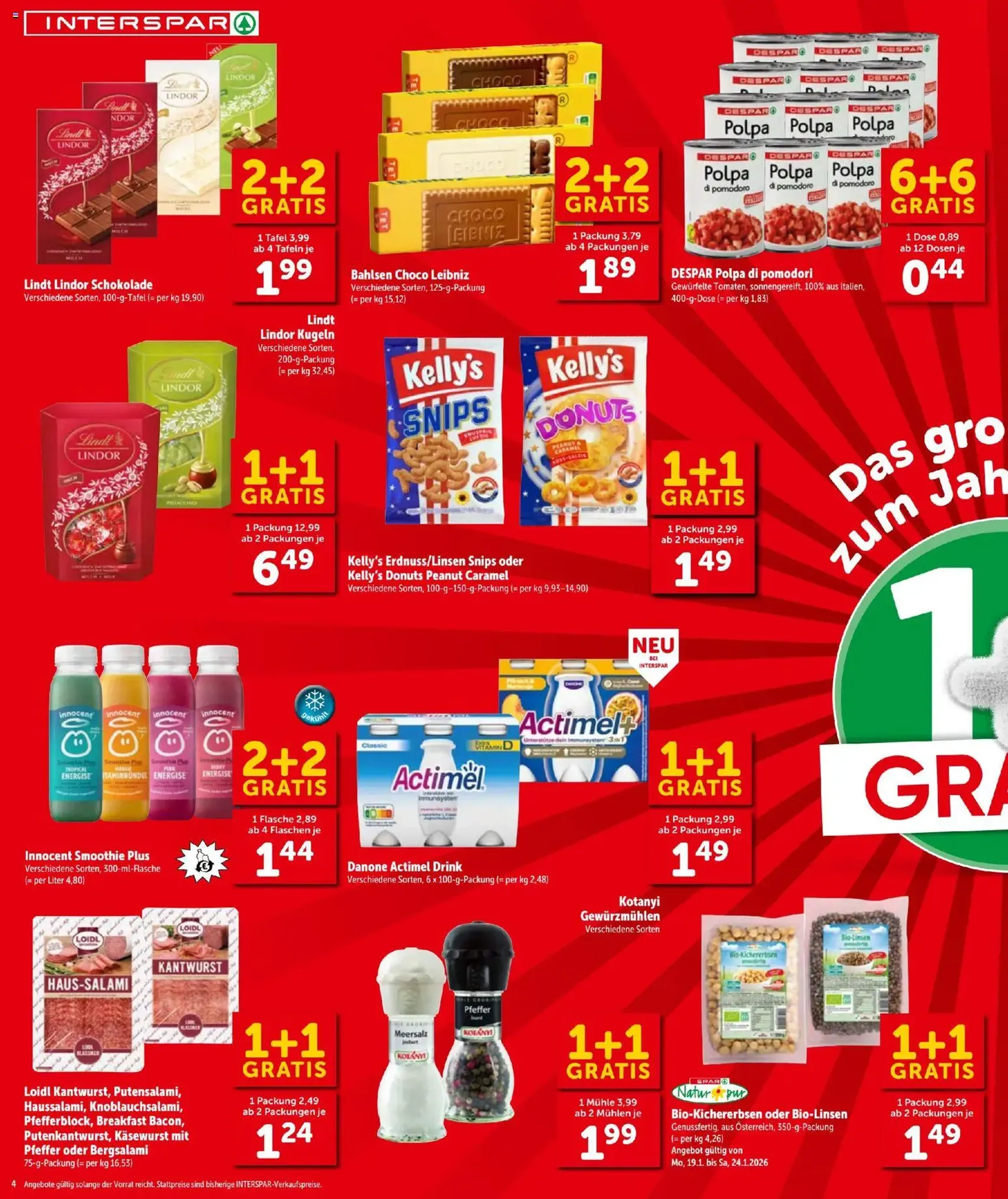 Interspar Flugblatt - Gültiger Prospekt ab 22.01.2026, Seite 4 von insgesamt 16