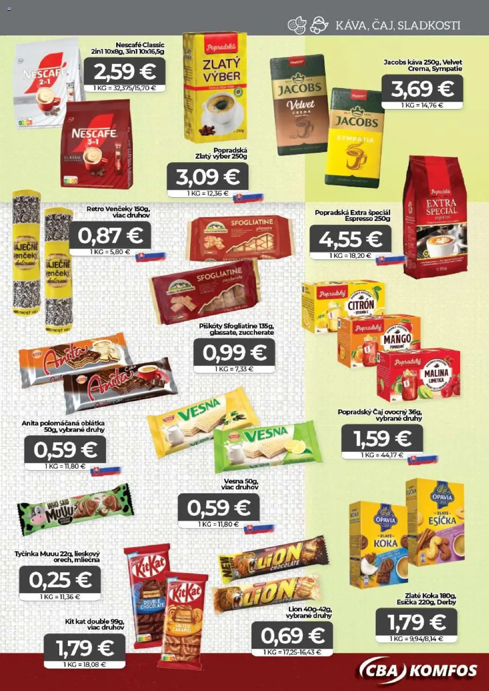 CBA Komfos leták - platný leták od 18.07.2025 strana 9 z 16 CBA Komfos leták - platný leták od 18.07.2025 strana 9 z 16