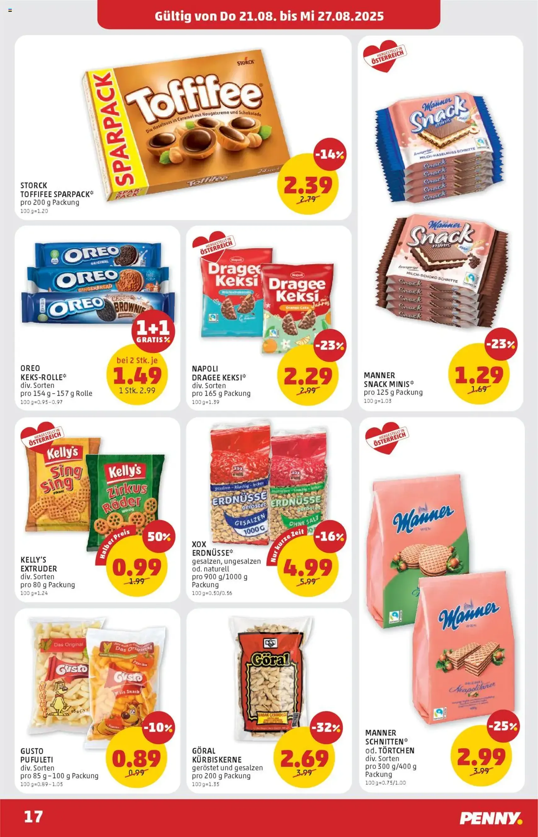 Penny Markt Flugblatt - Gültiger Prospekt ab 21.08.2025, Seite 17 von insgesamt 32