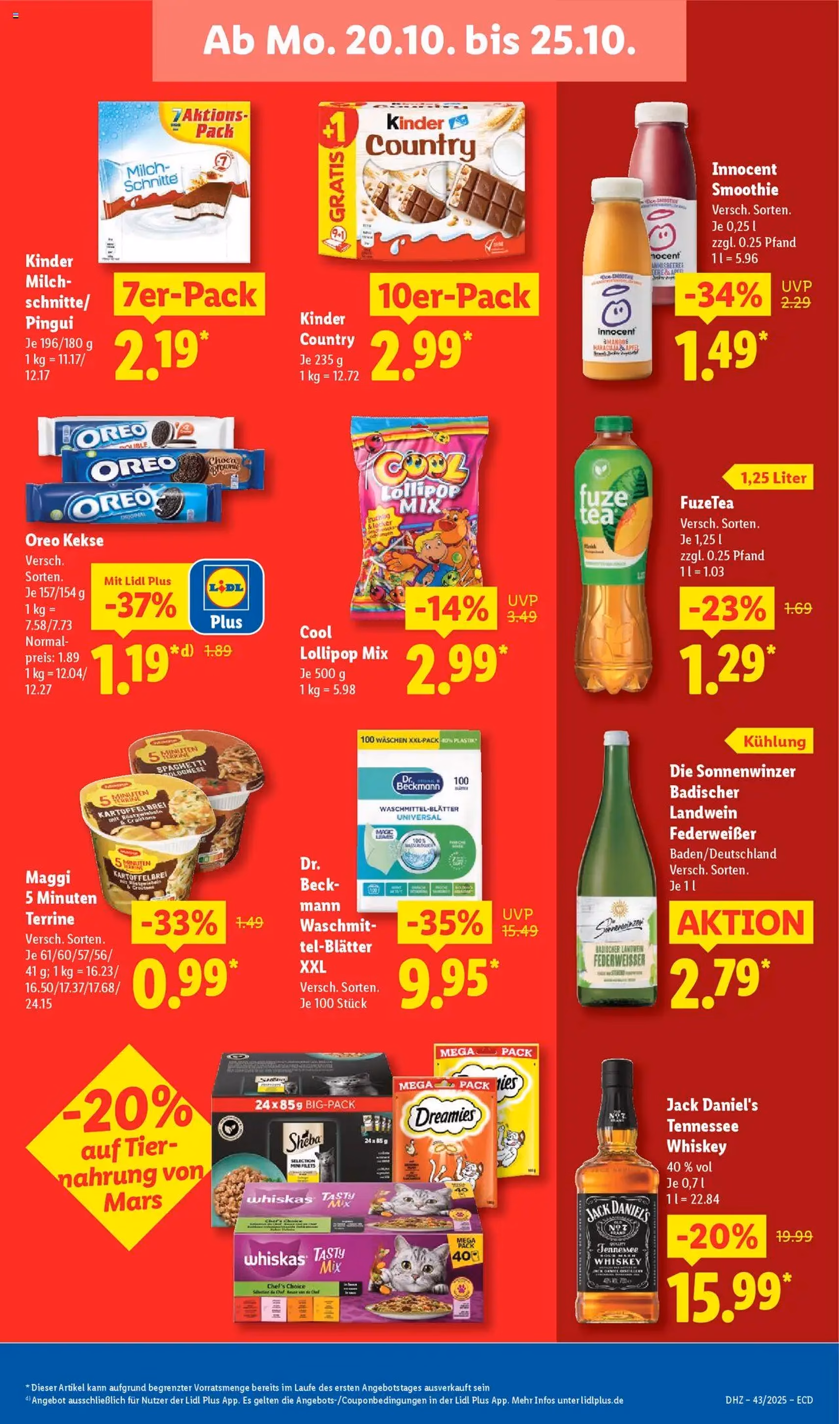 Lidl - Prospekt - Gültiger Prospekt ab 20.10.2025, Seite 17 von insgesamt 69 Lidl - Prospekt - Gültiger Prospekt ab 20.10.2025, Seite 17 von insgesamt 69
