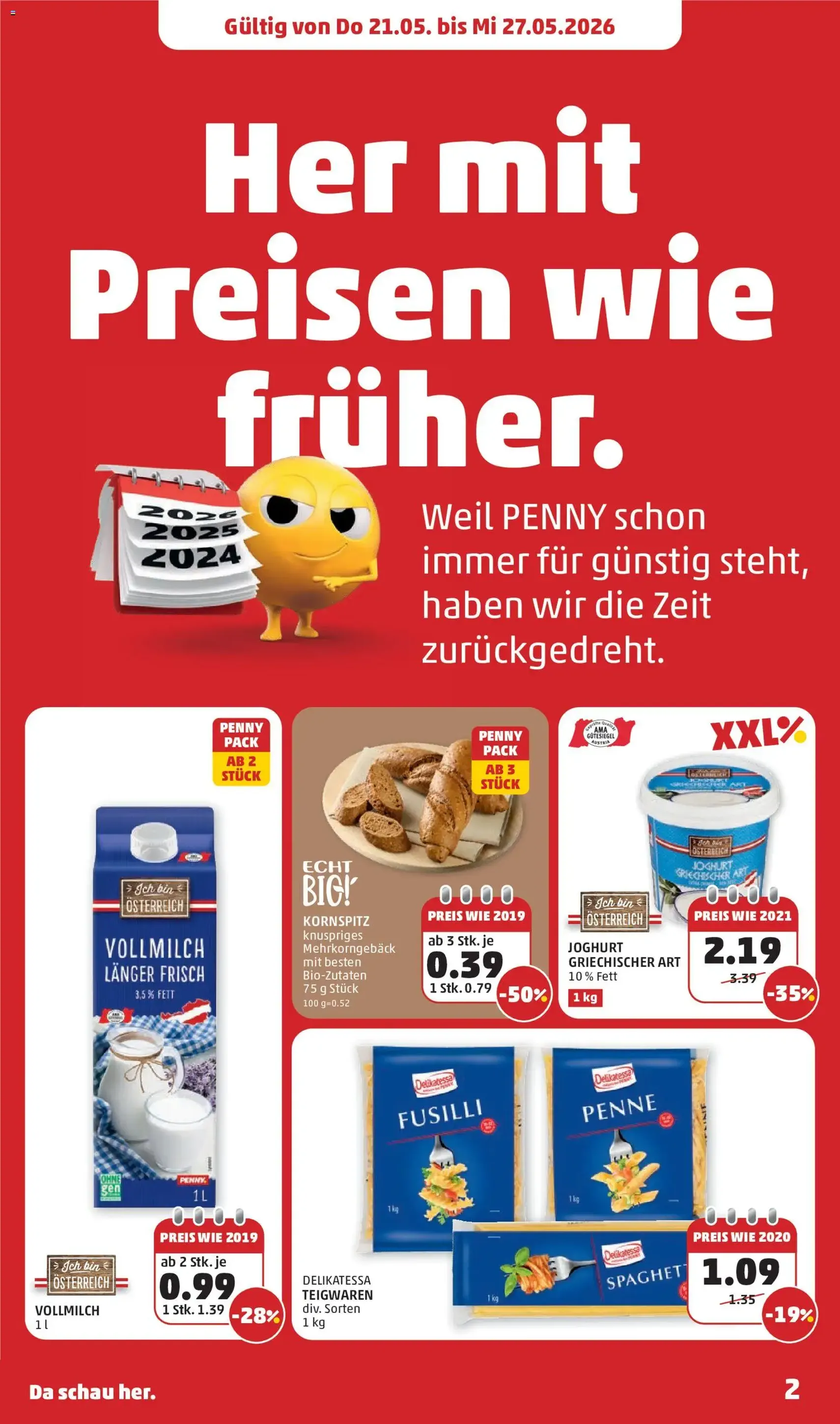 Penny Markt Flugblatt - Gültiger Prospekt ab 21.05.2026, Seite 2 von insgesamt 32