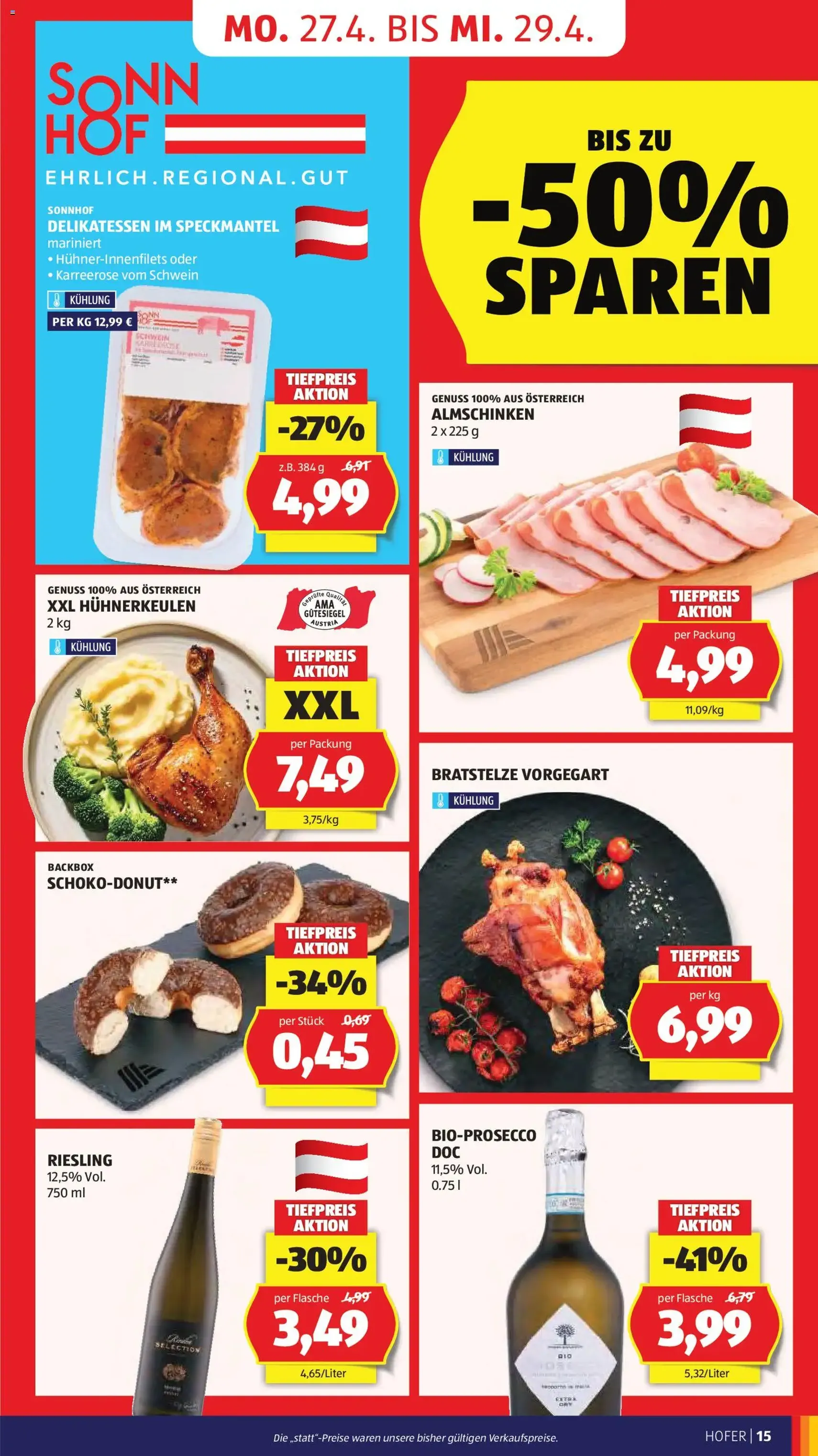 Hofer Flugblatt - Gültiger Prospekt ab 22.04.2026, Seite 17 von insgesamt 41