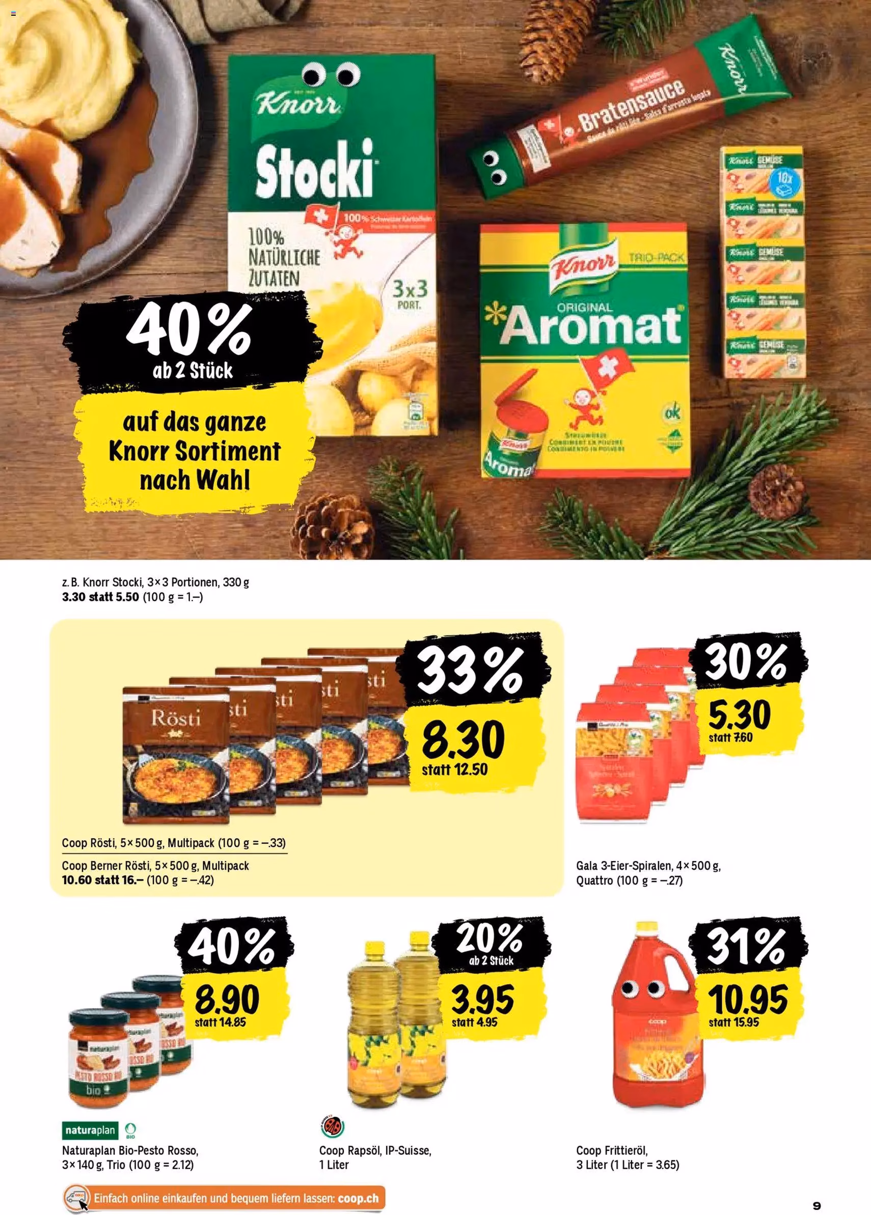 Coop Aktionen - Gültiger Prospekt ab 22.12.2025, Seite 9 von insgesamt 24