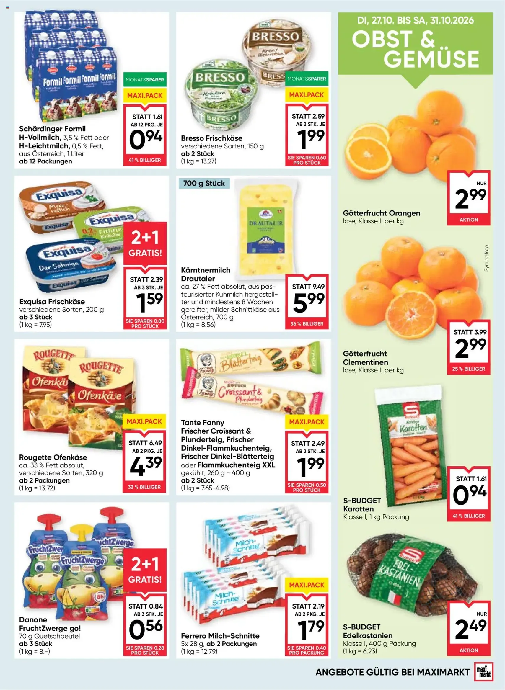 Maximarkt Flugblatt - Gültiger Prospekt ab 29.10.2026, Seite 9 von insgesamt 24