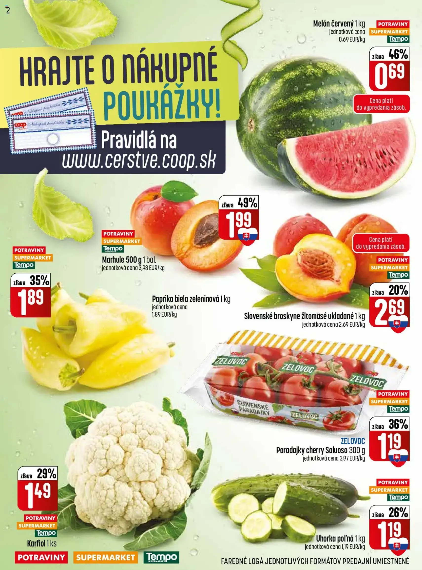 COOP Jednota leták - platný leták od 16.07.2026 strana 2 z 28
