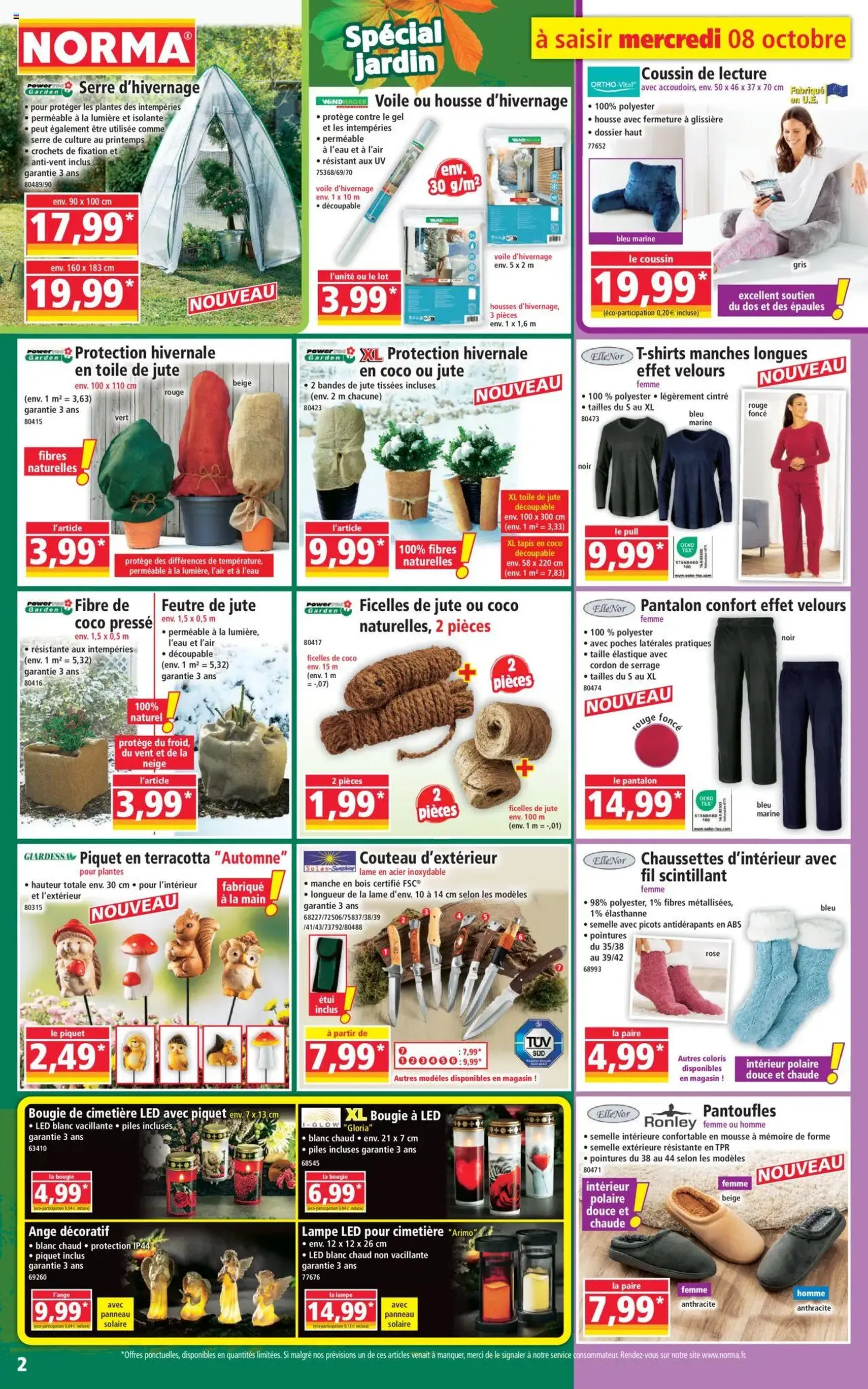 Norma catalogue - brochure valable à partir du 08/10/2025, page 2 sur 14