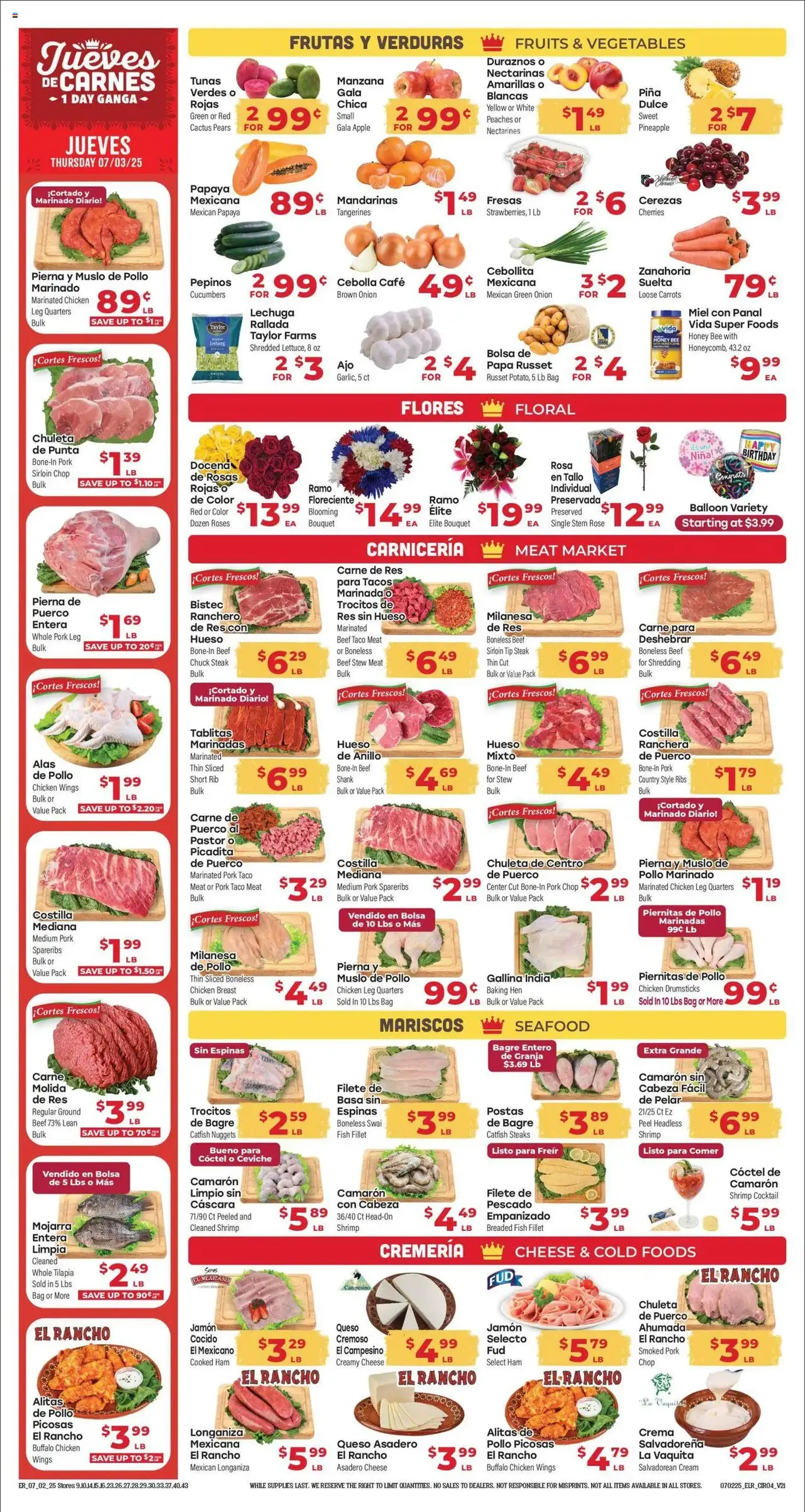 El Rancho Weekly Ad - valid flyer from 07/02/2025, page 4 of 4