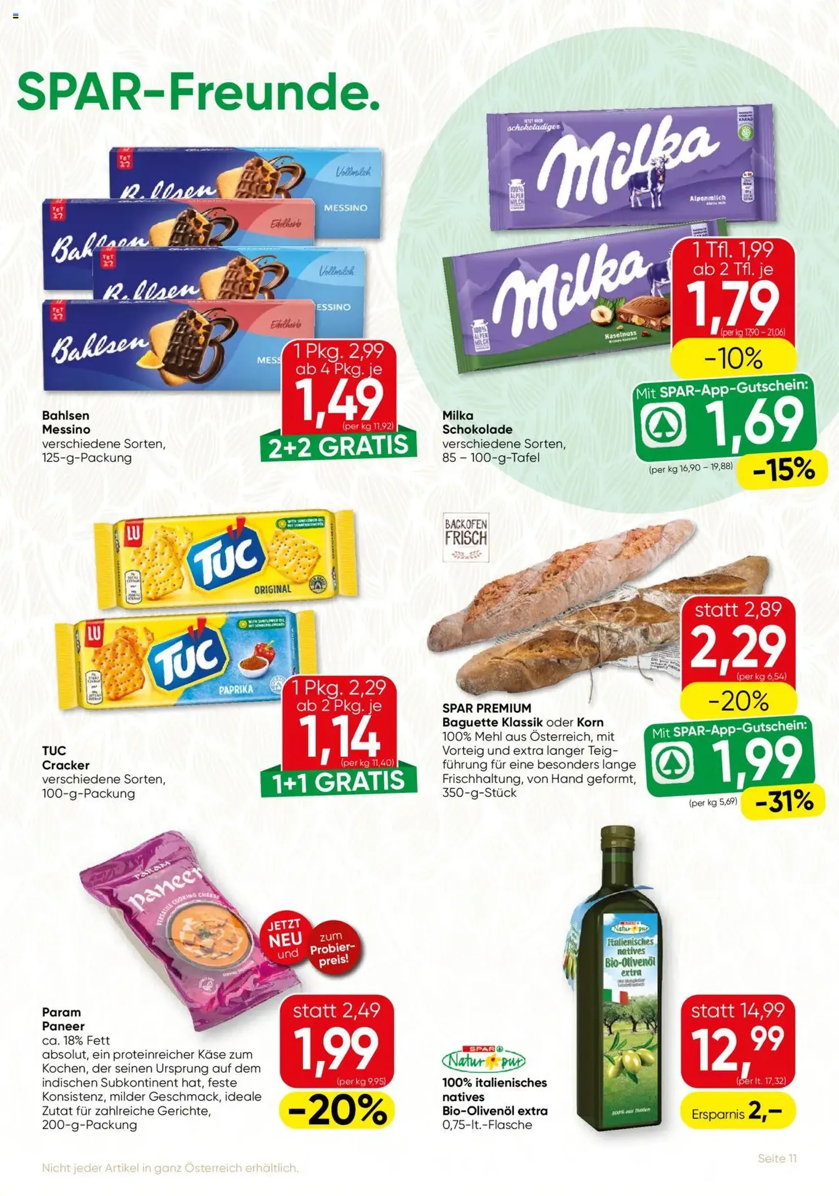 SPAR Gourmet Flugblatt - Gültiger Prospekt ab 03.07.2025, Seite 11 von insgesamt 12