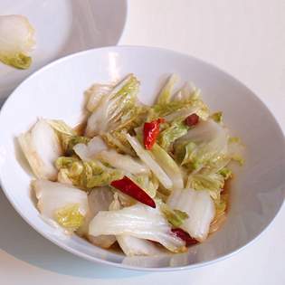 Recipe preview Chinese cabbage vegetarian recipe: ShouSi BaiCai
