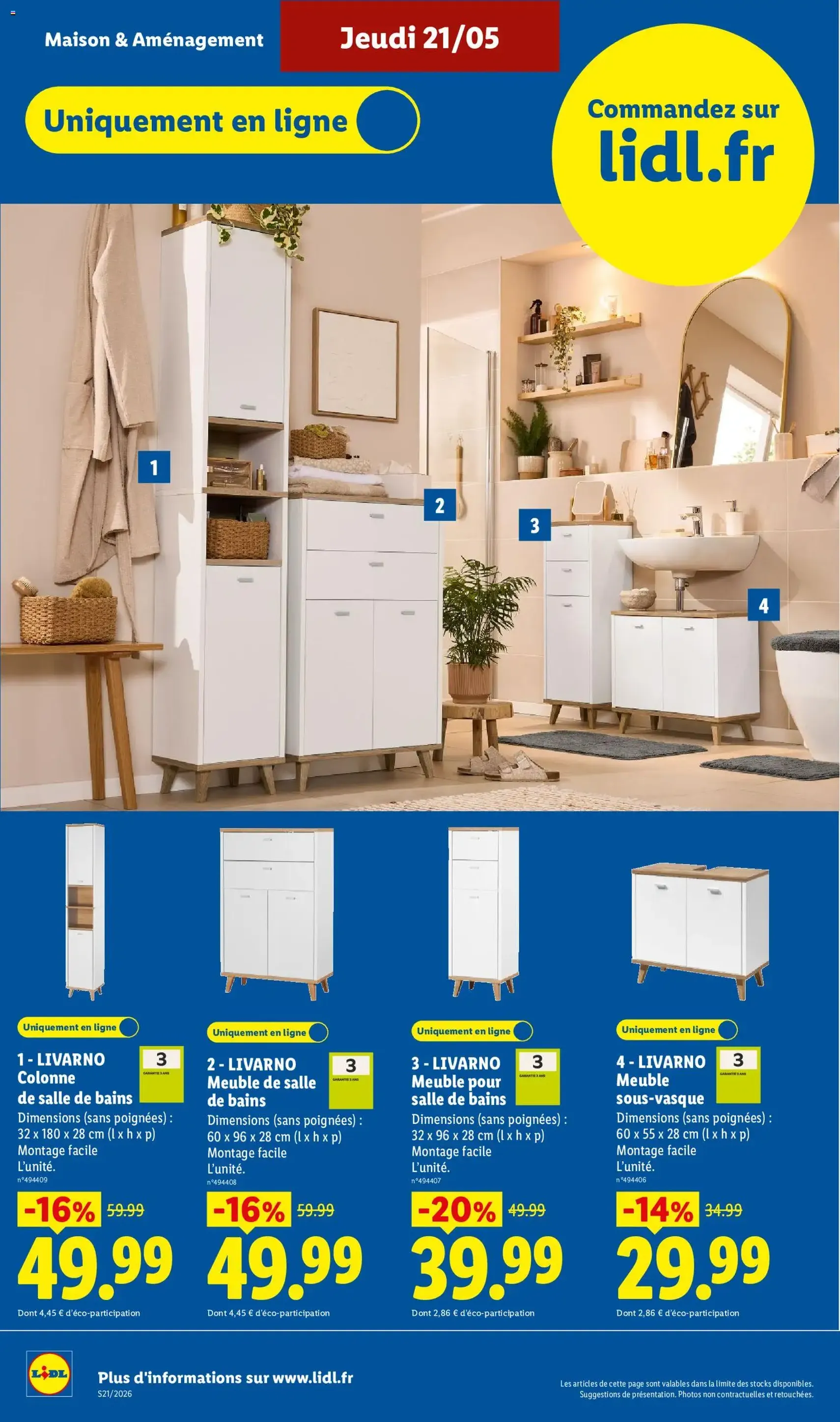 LIDL catalogue - brochure valable à partir du 21/05/2026, page 44 sur 70