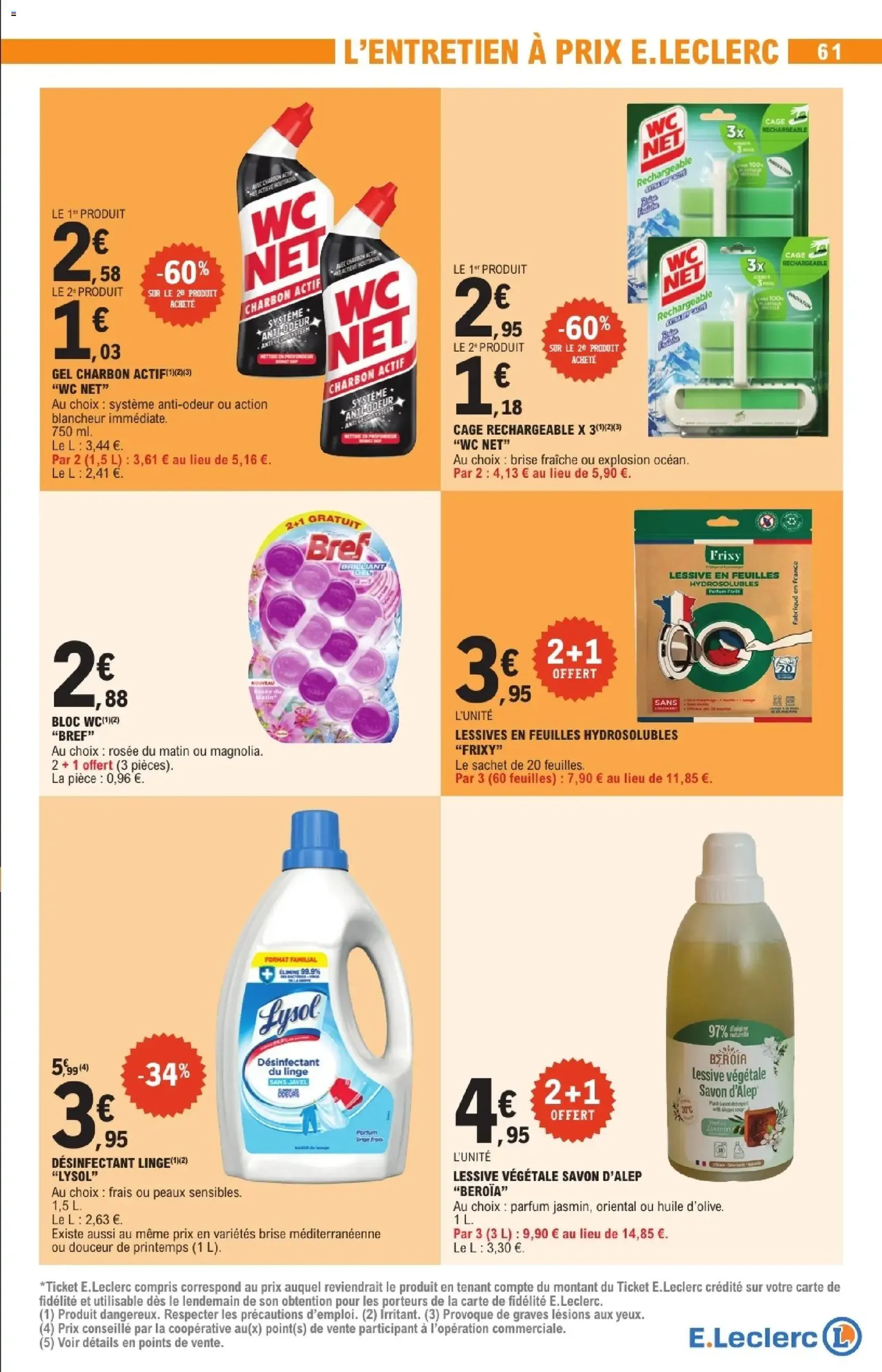 E.Leclerc catalogue semaine 51 - brochure valable à partir du 16/12/2025, page 61 sur 64