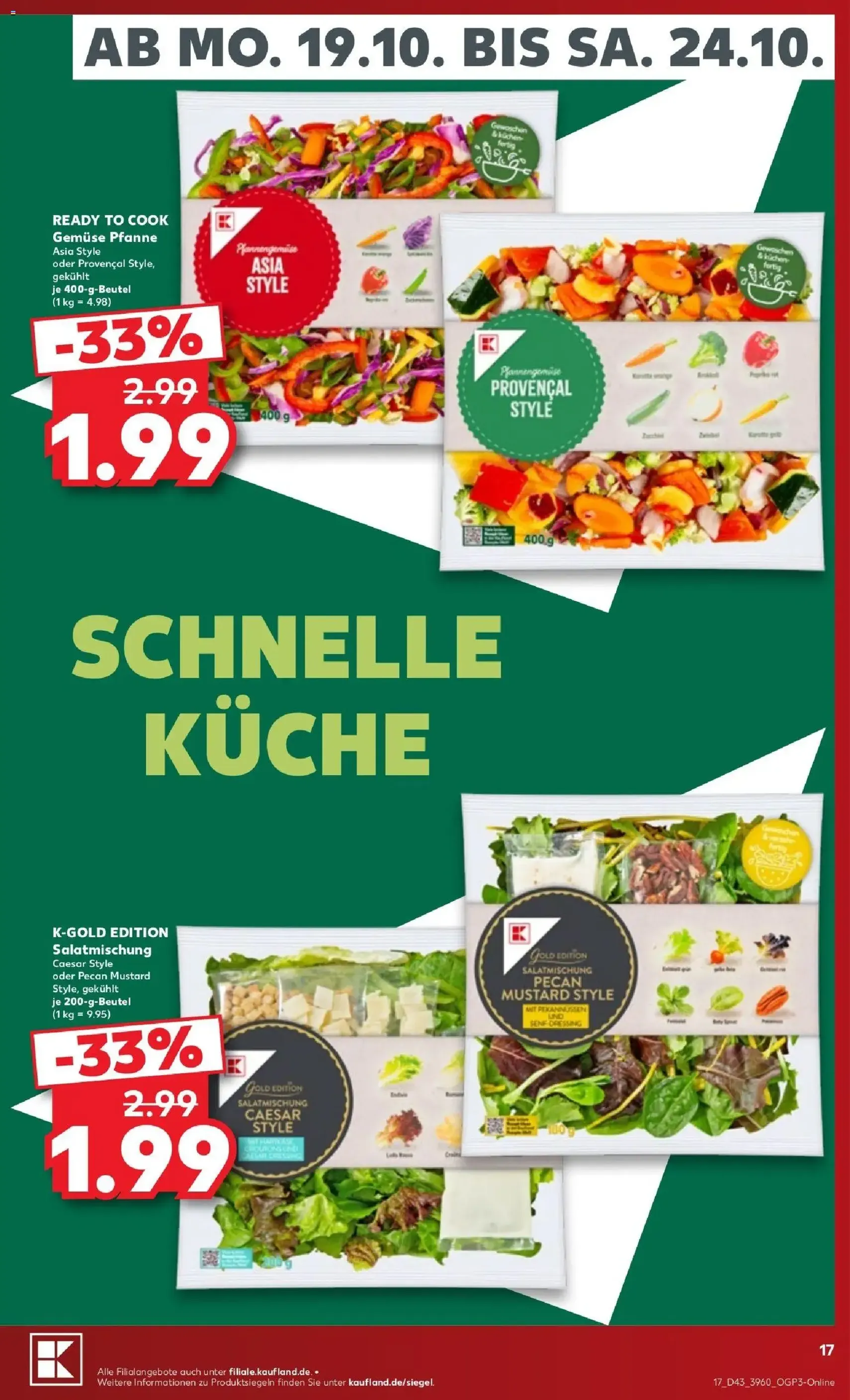 Kaufland Prospekt - Gültiger Prospekt ab 19.10.2026, Seite 17 von insgesamt 68