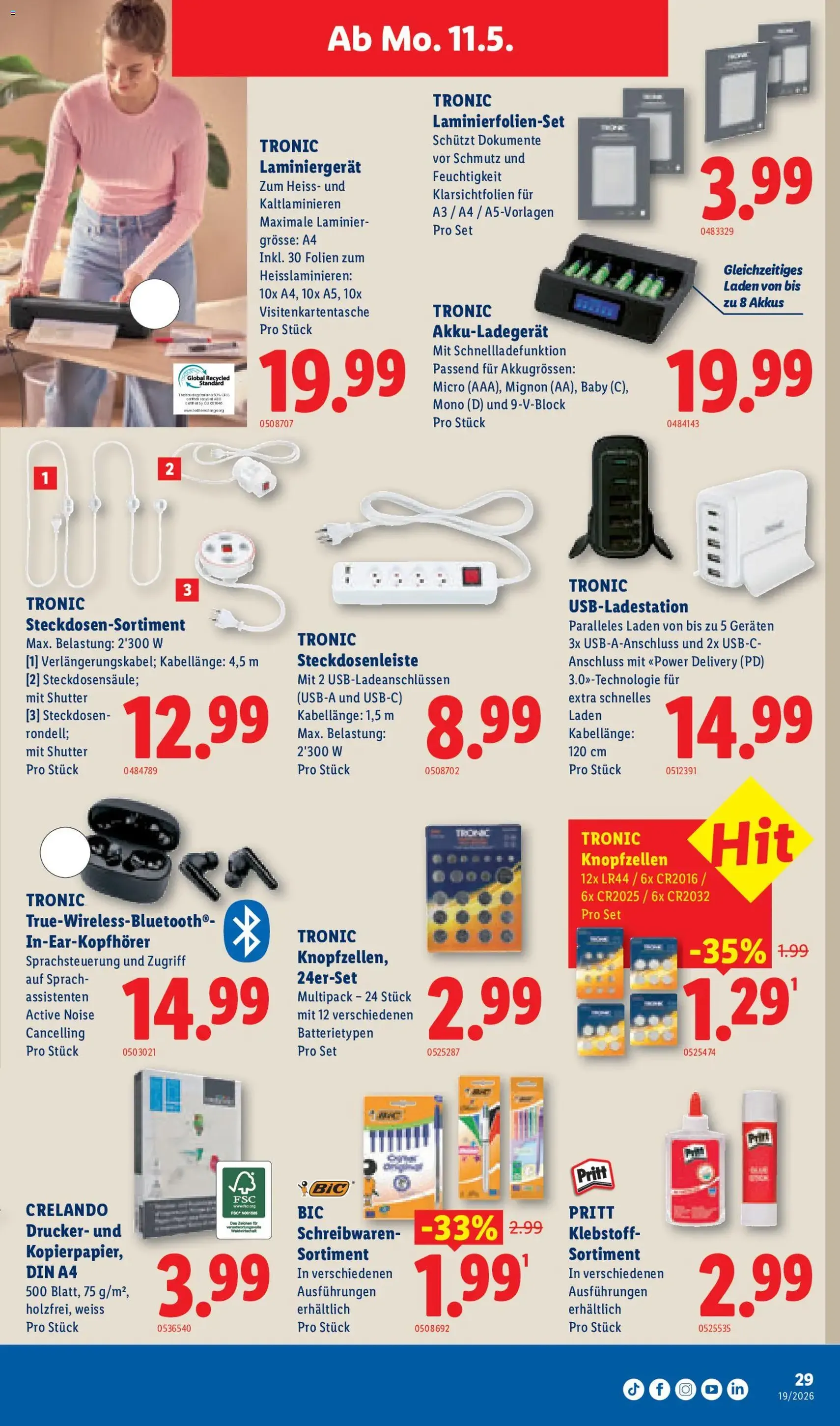 Lidl aktionen - Gültiger Prospekt ab 07.05.2026, Seite 29 von insgesamt 32