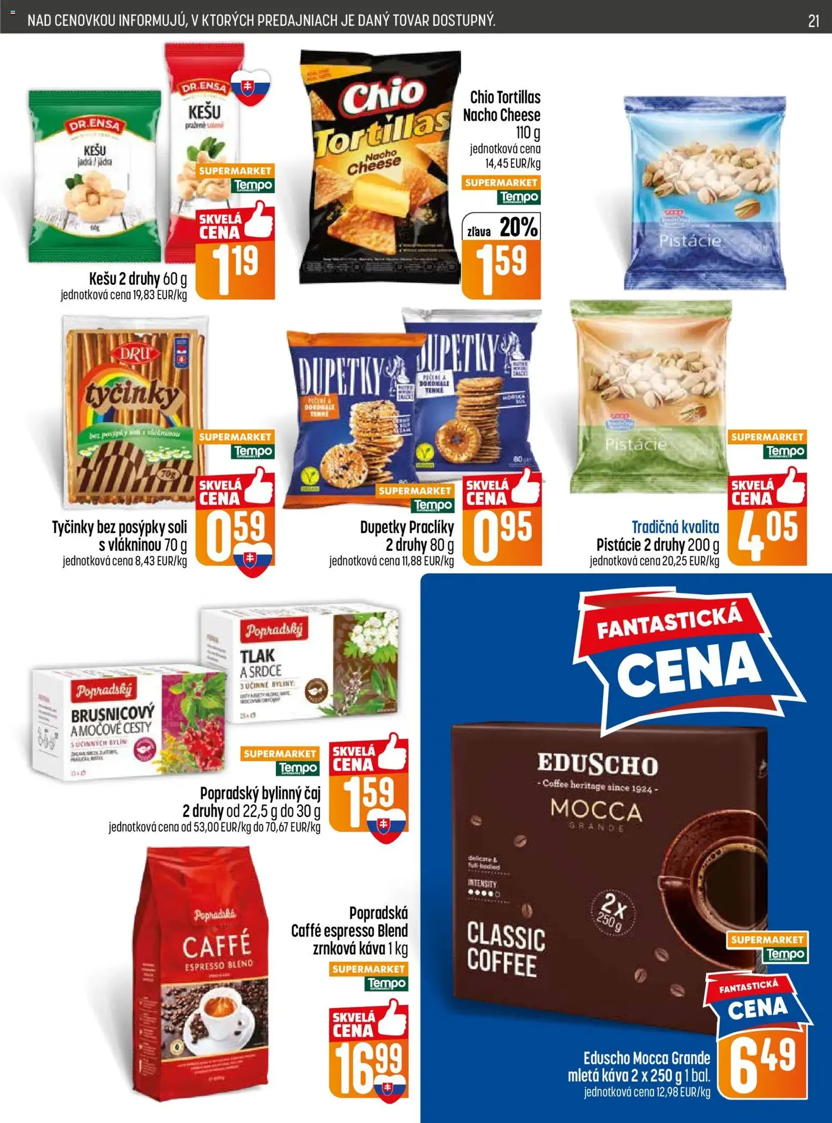COOP Jednota leták - platný leták od 14.05.2026 strana 21 z 28