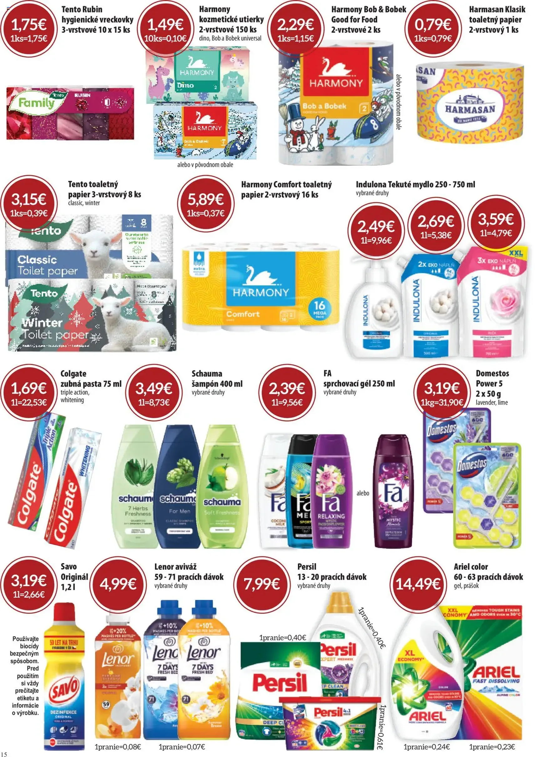 CBA Komfos leták - platný leták od 23.01.2026 strana 15 z 16