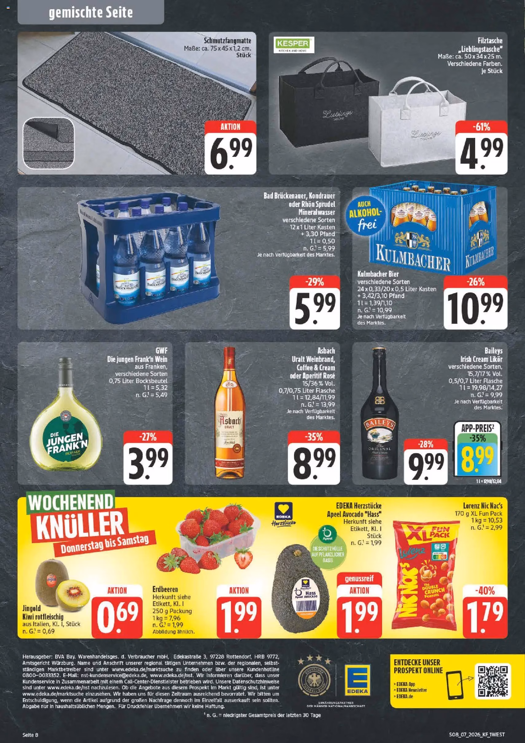 Nah & gut Prospekt - Gültiger Prospekt ab 09.02.2026, Seite 8 von insgesamt 8