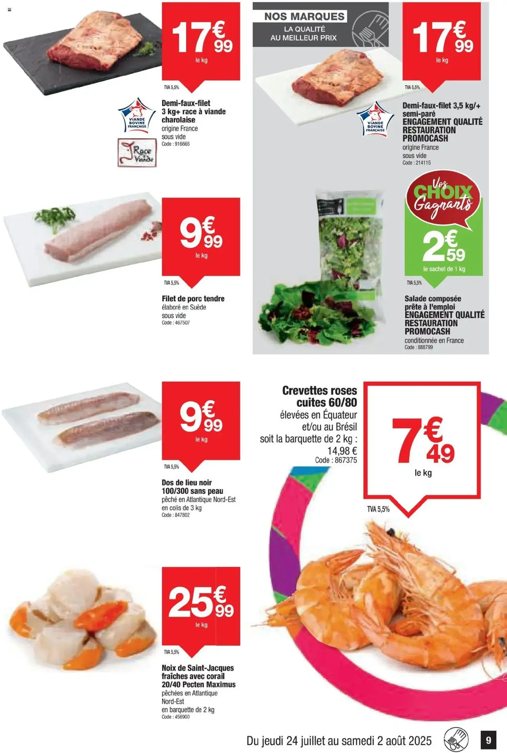 Promocash catalogue - brochure valable à partir du 24/07/2025, page 9 sur 24