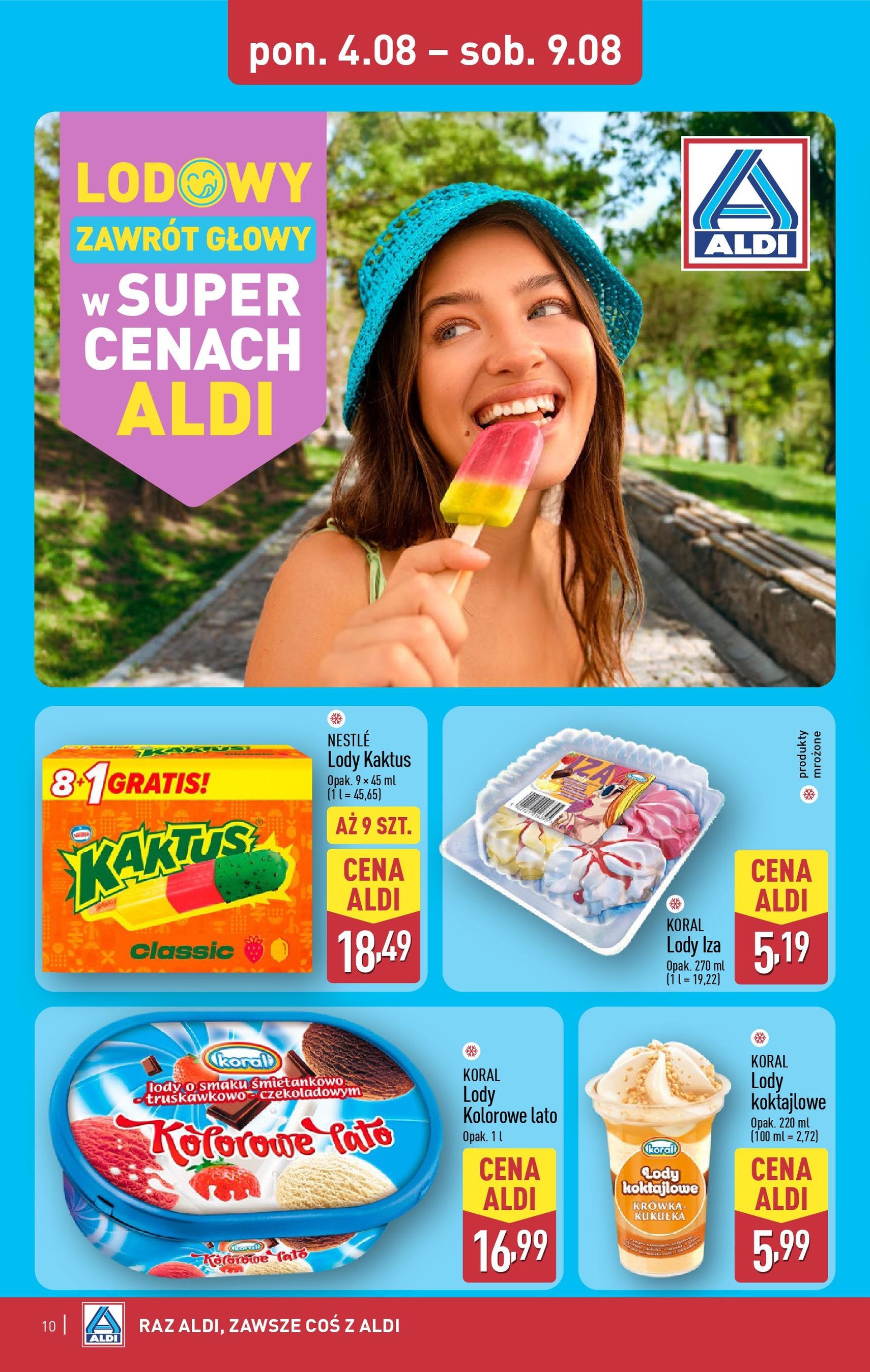 Aldi Gazetka - ważny gazetka od 04.08.2025 strona 10 z 42 Aldi Gazetka - ważny gazetka od 04.08.2025 strona 10 z 42