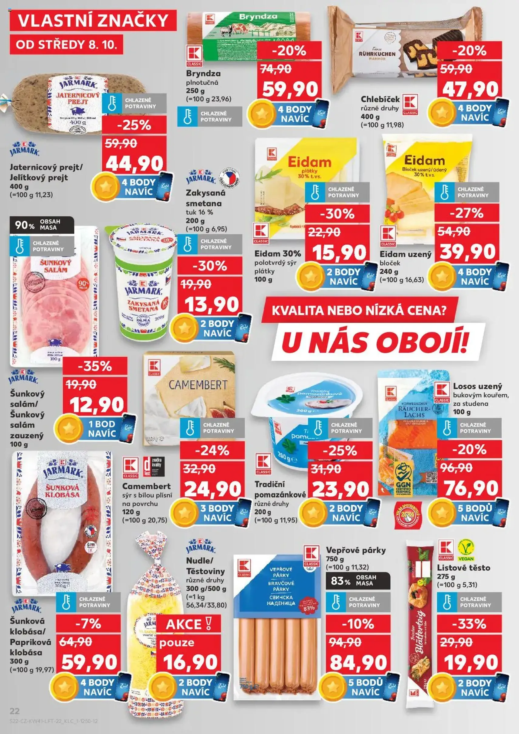 Kaufland leták - platný leták od 08.10.2025 strana 22 z 90