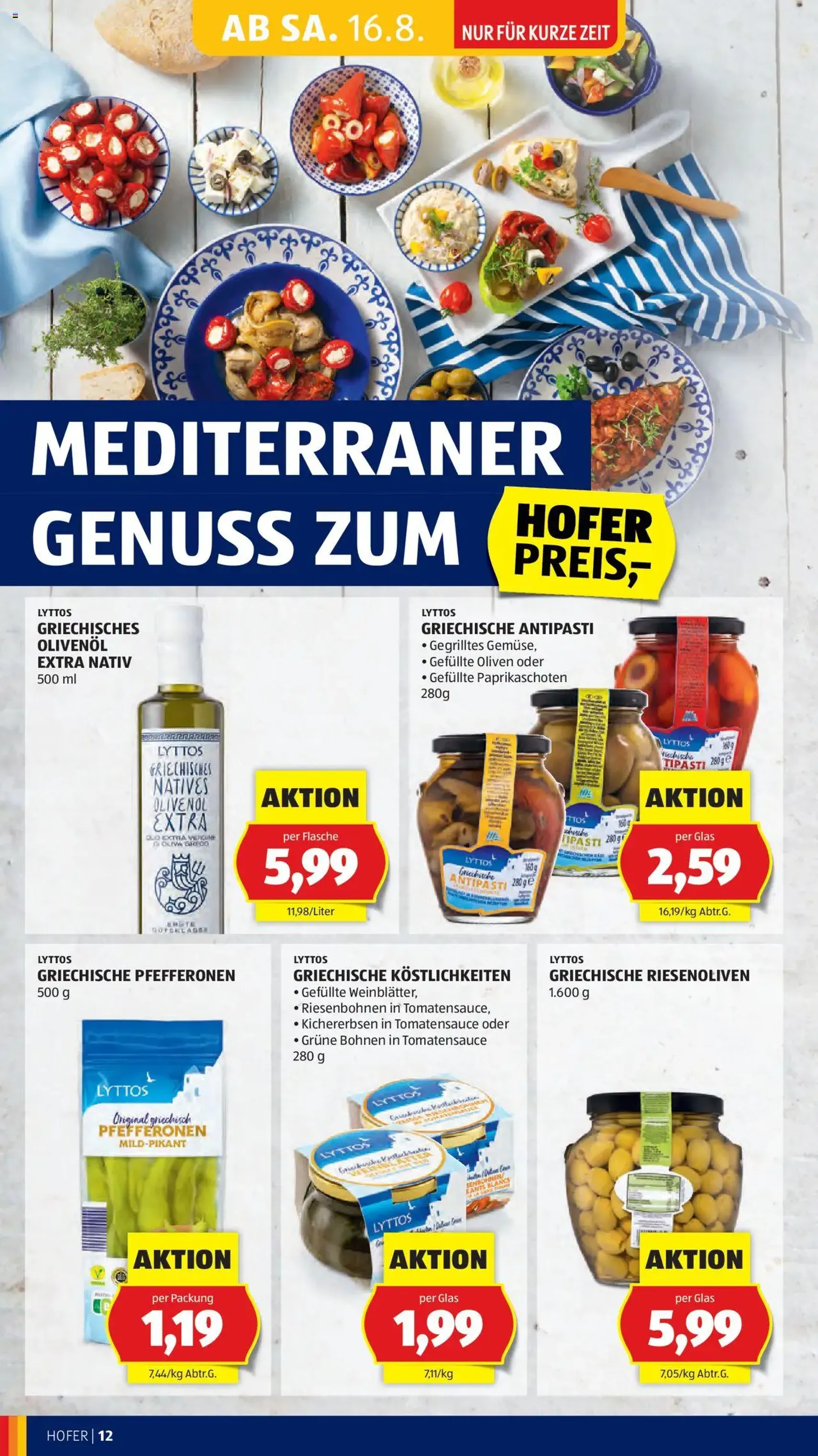 Hofer Flugblatt - Gültiger Prospekt ab 14.08.2025, Seite 14 von insgesamt 45