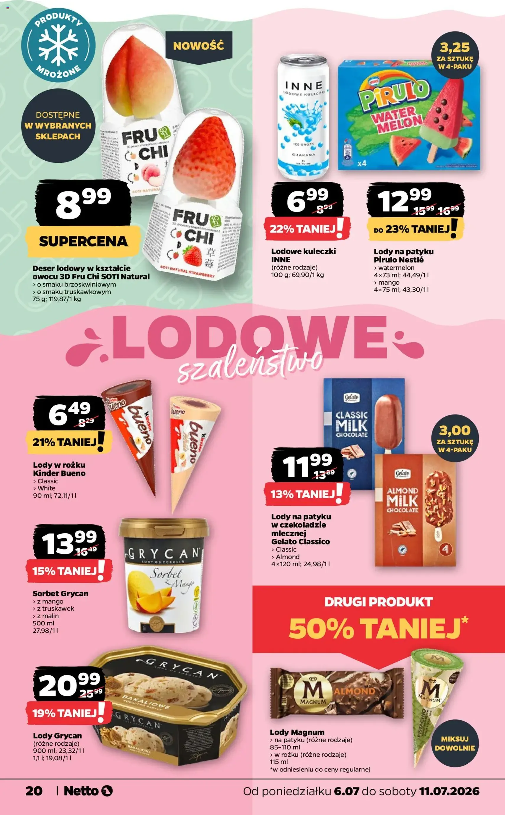 Netto gazetka od poniedziałku spożywcza - ważny gazetka od 06.07.2026 strona 20 z 35
