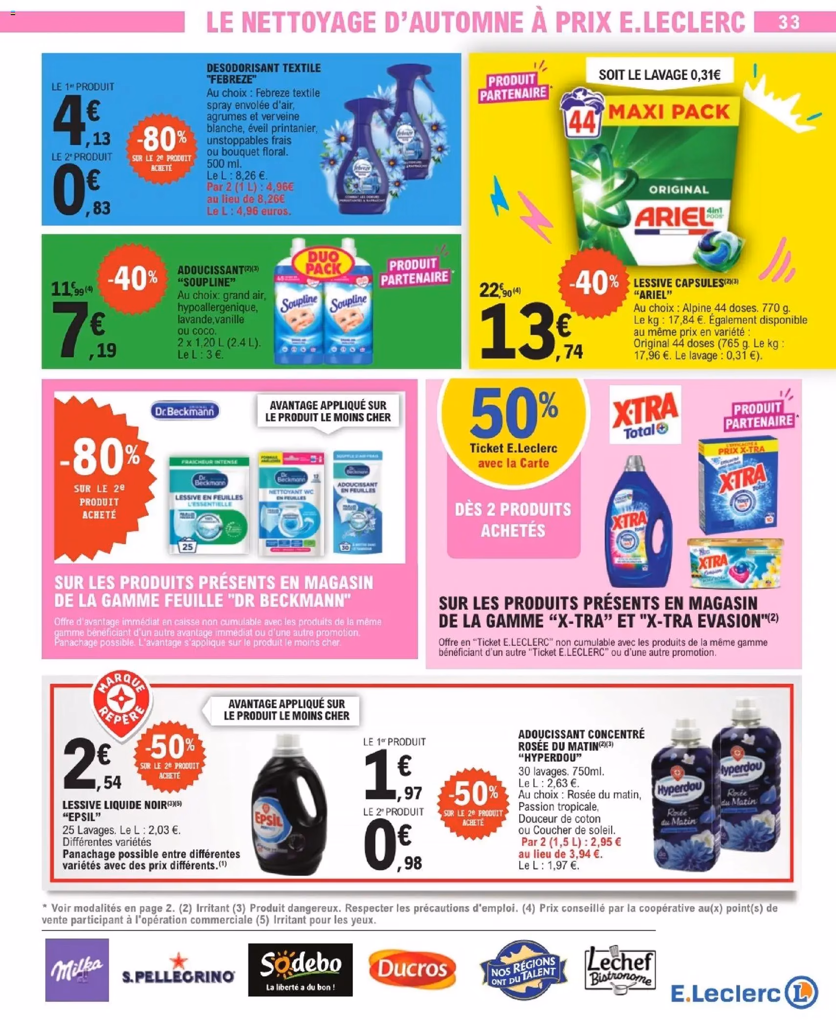 E.Leclerc catalogue - brochure valable à partir du 15/09/2026, page 33 sur 44