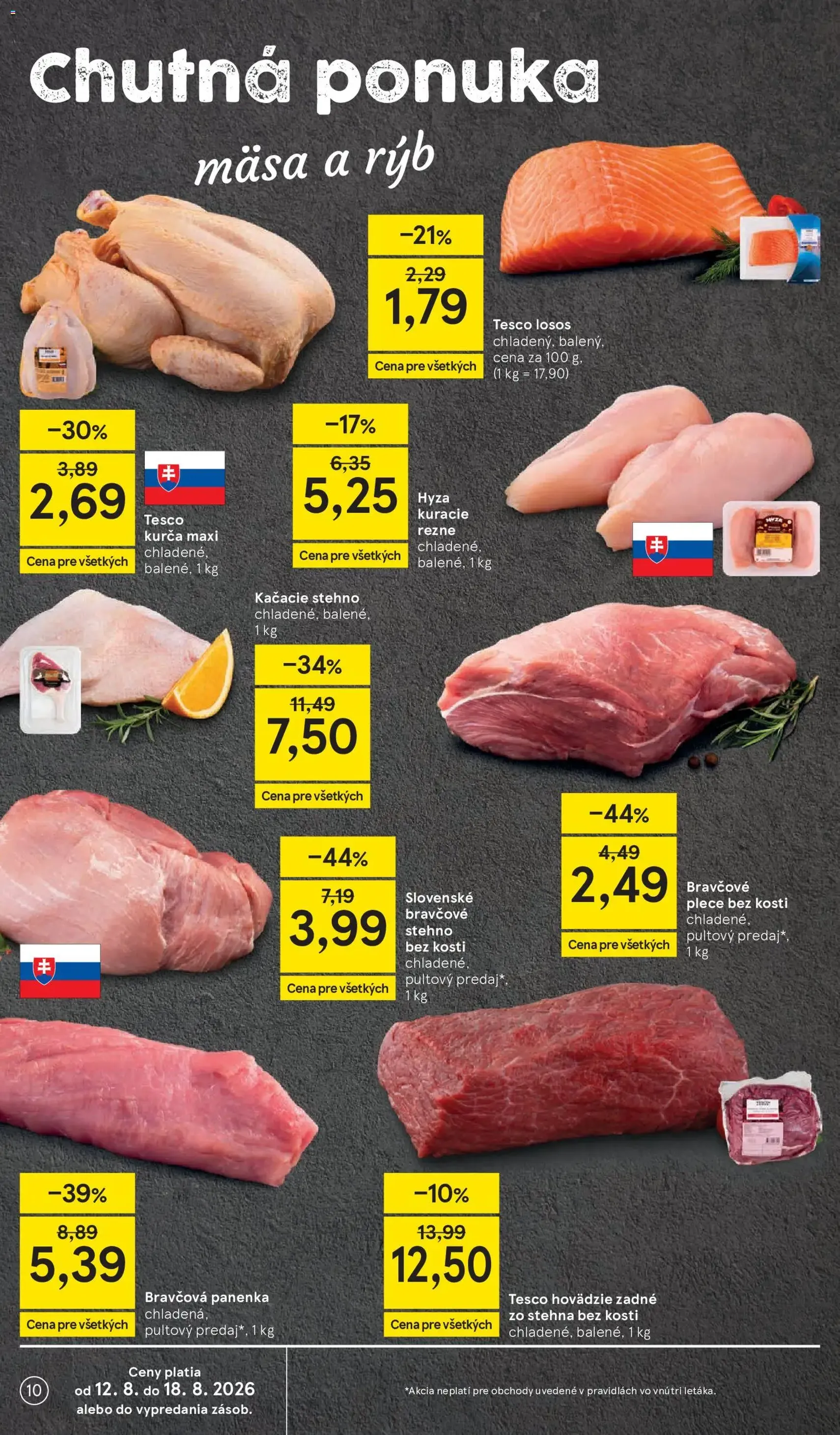 Tesco Hypermarket - leták - platný leták od 12.08.2026 strana 10 z 54