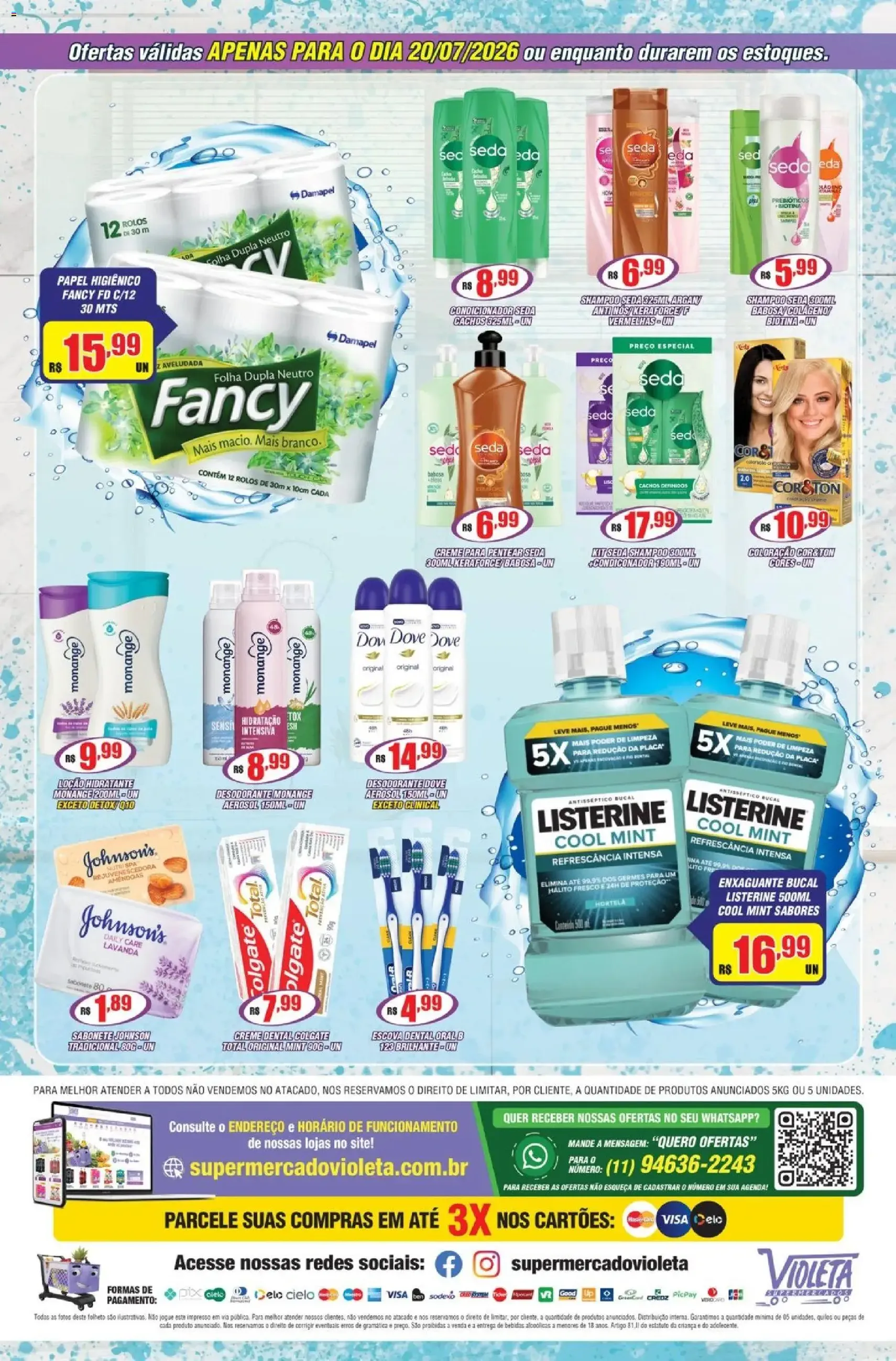Violeta Supermercados - Ofertas da semana - folheto válido a partir de 20/07/2026 página 2 de 2