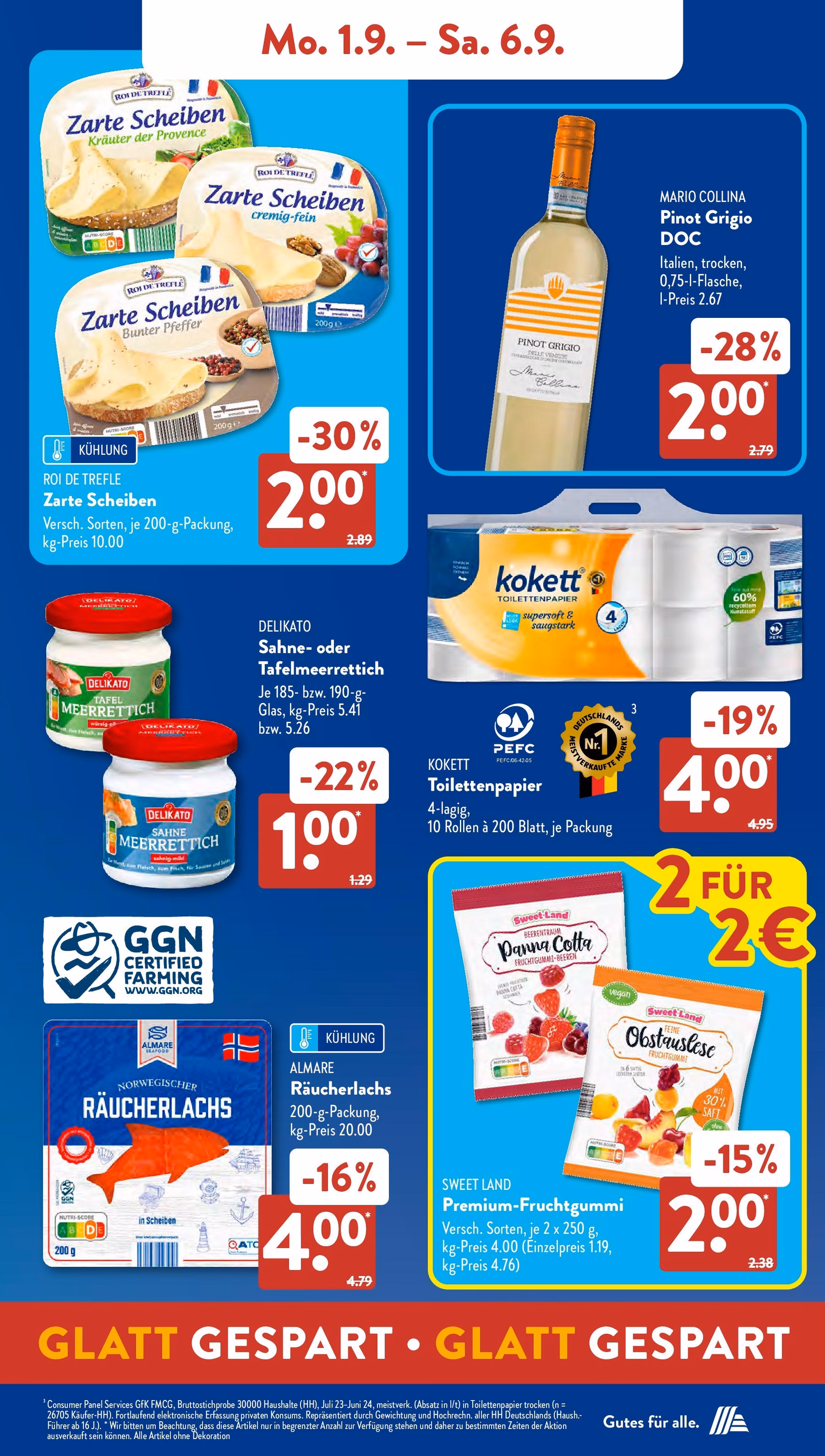Aldi Süd Prospekt - Gültiger Prospekt ab 01.08.2025, Seite 9 von insgesamt 45 Aldi Süd Prospekt - Gültiger Prospekt ab 01.08.2025, Seite 9 von insgesamt 45