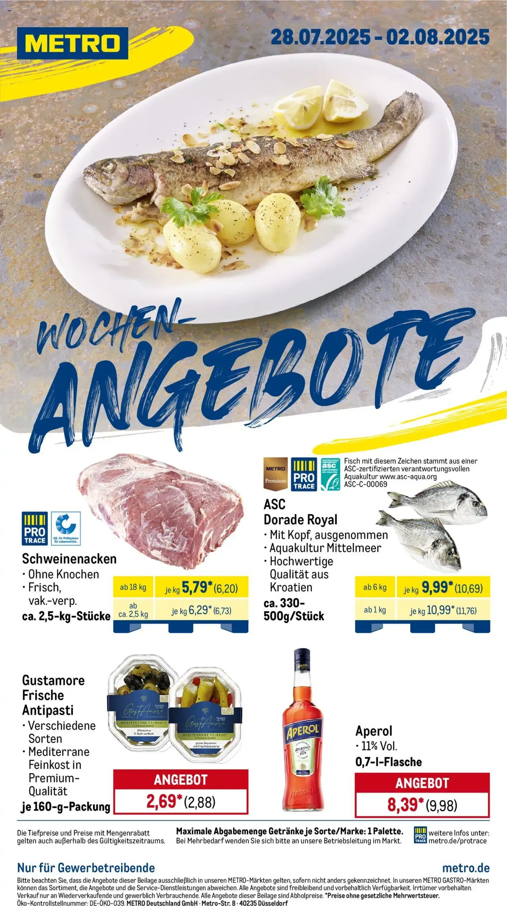Metro Prospekt - Gültiger Prospekt ab 28.07.2025, Seite 1 von insgesamt 25 Metro Prospekt - Gültiger Prospekt ab 28.07.2025, Seite 1 von insgesamt 25