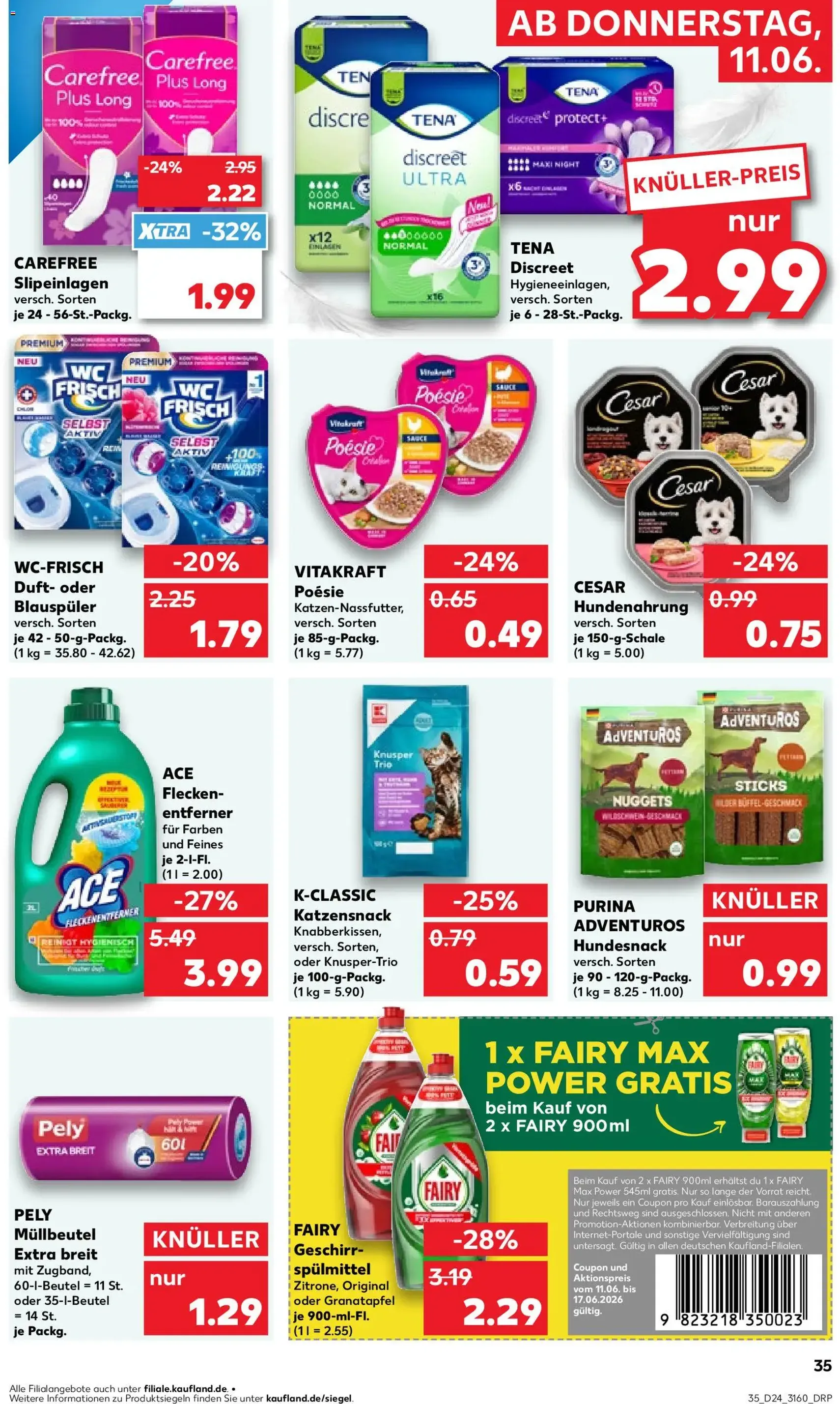 Kaufland Prospekt - Gültiger Prospekt ab 11.06.2026, Seite 35 von insgesamt 50