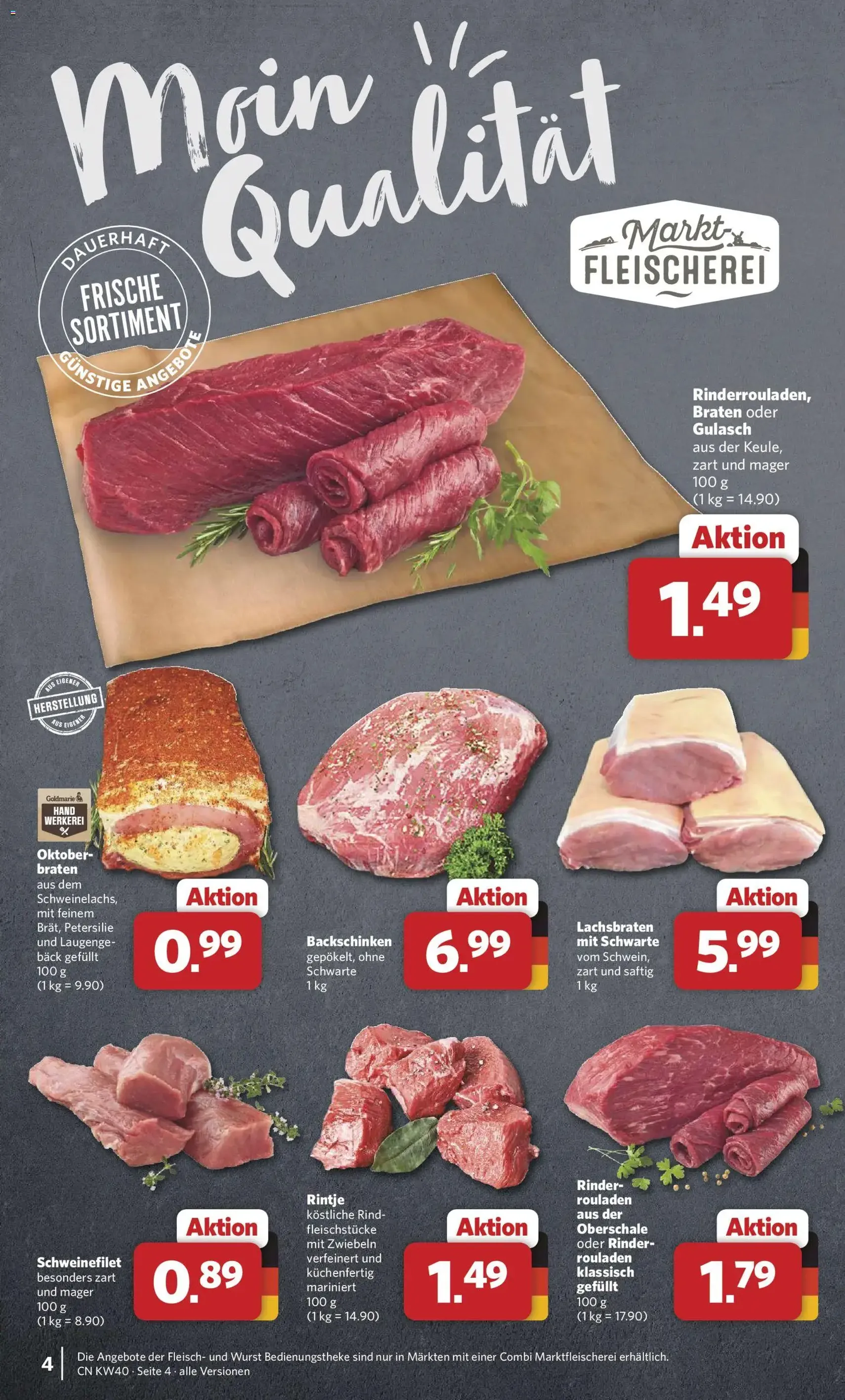 Combi Prospekt - Gültiger Prospekt ab 28.09.2026, Seite 4 von insgesamt 35