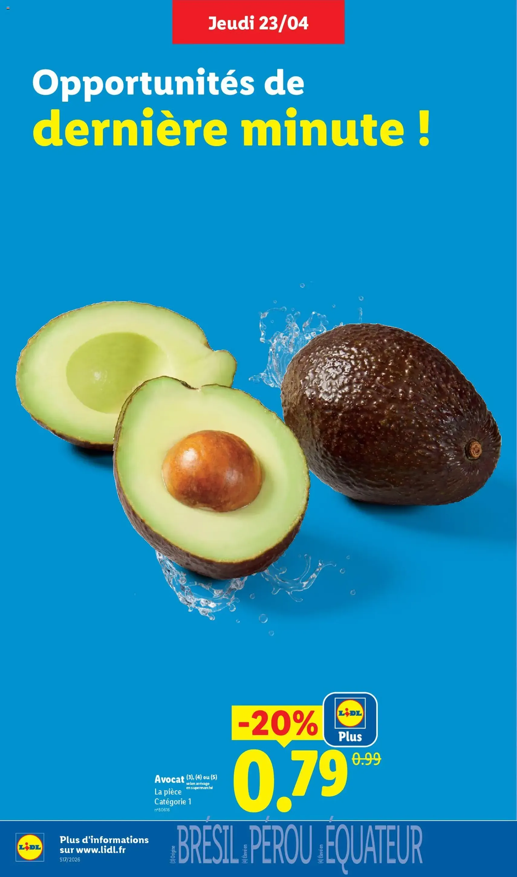 LIDL catalogue - brochure valable à partir du 23/04/2026, page 4 sur 70