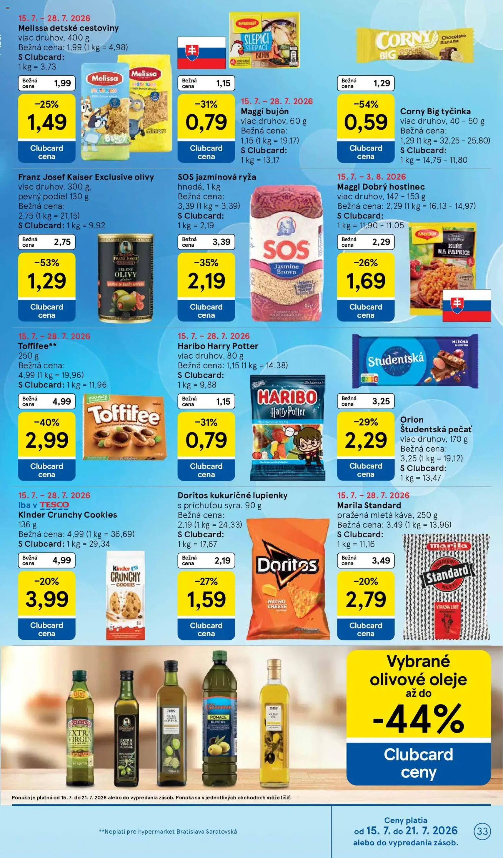 Tesco Hypermarket - leták - platný leták od 15.07.2026 strana 33 z 52