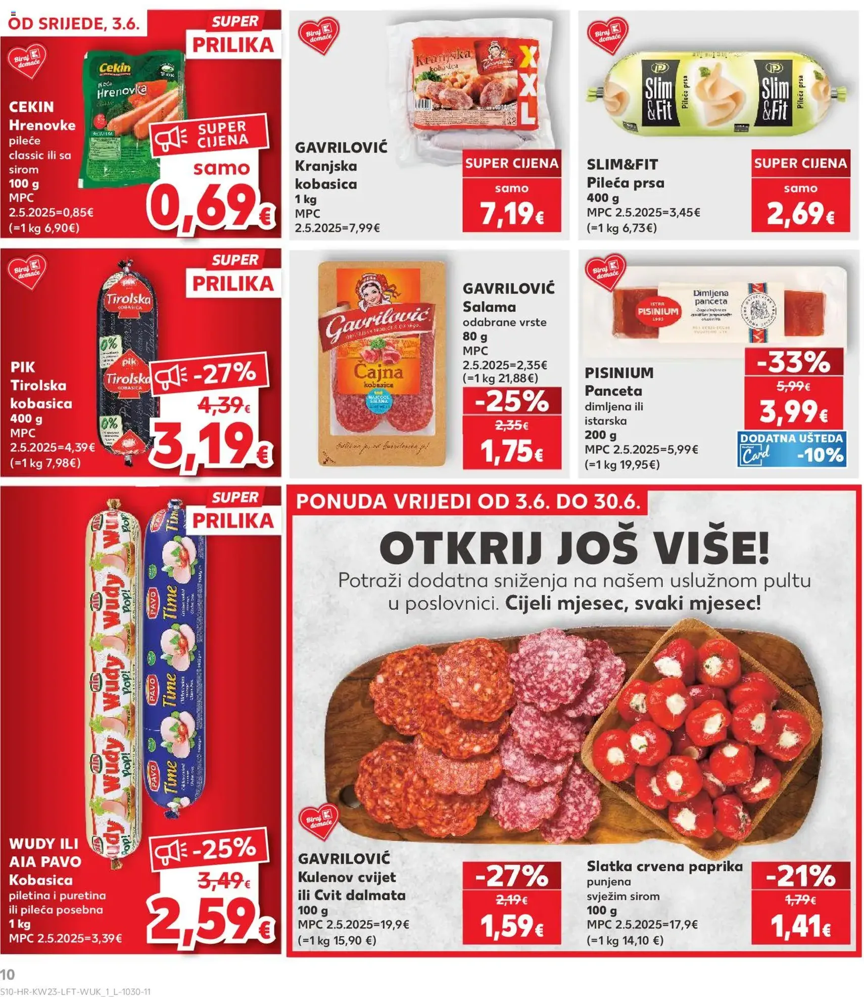 Kaufland HR akciós újság - 2026.06.03. érvényes szórólap 10 oldal 32 oldalból