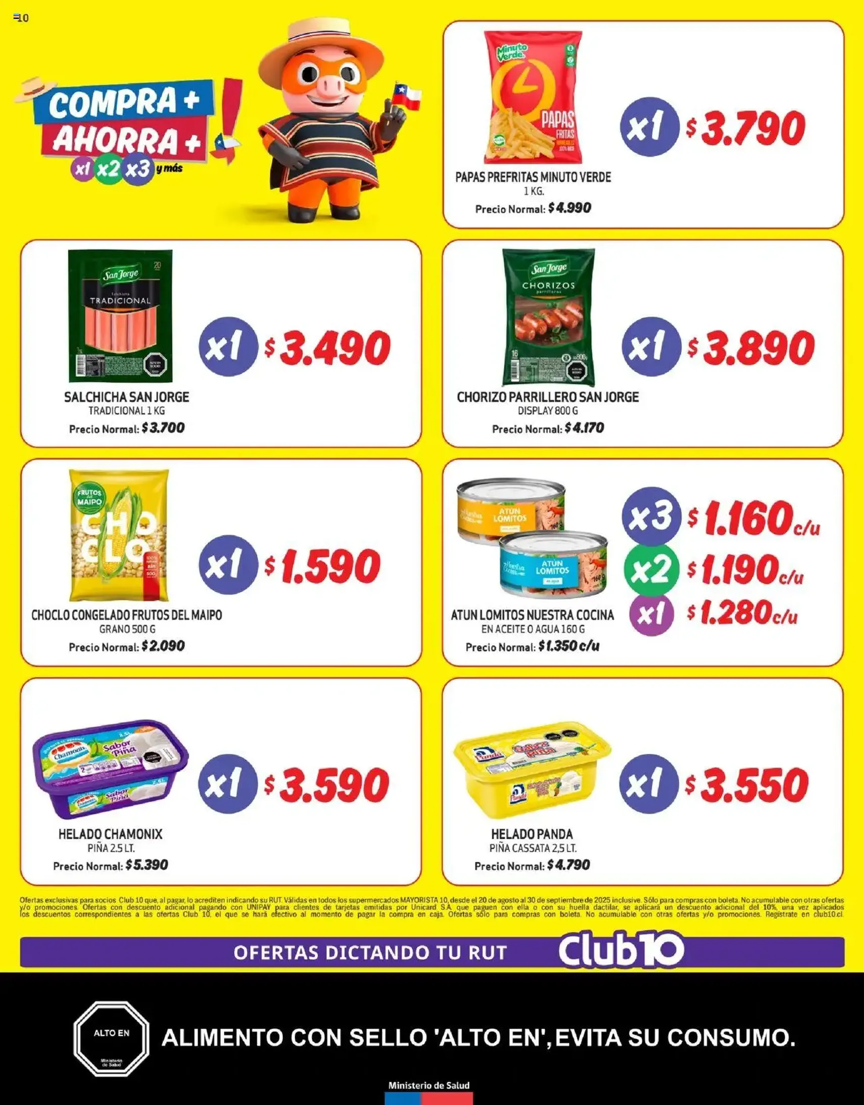 Mayorista 10 Ofertas - folleto válido desde 18.08.2025 página 10 de 18