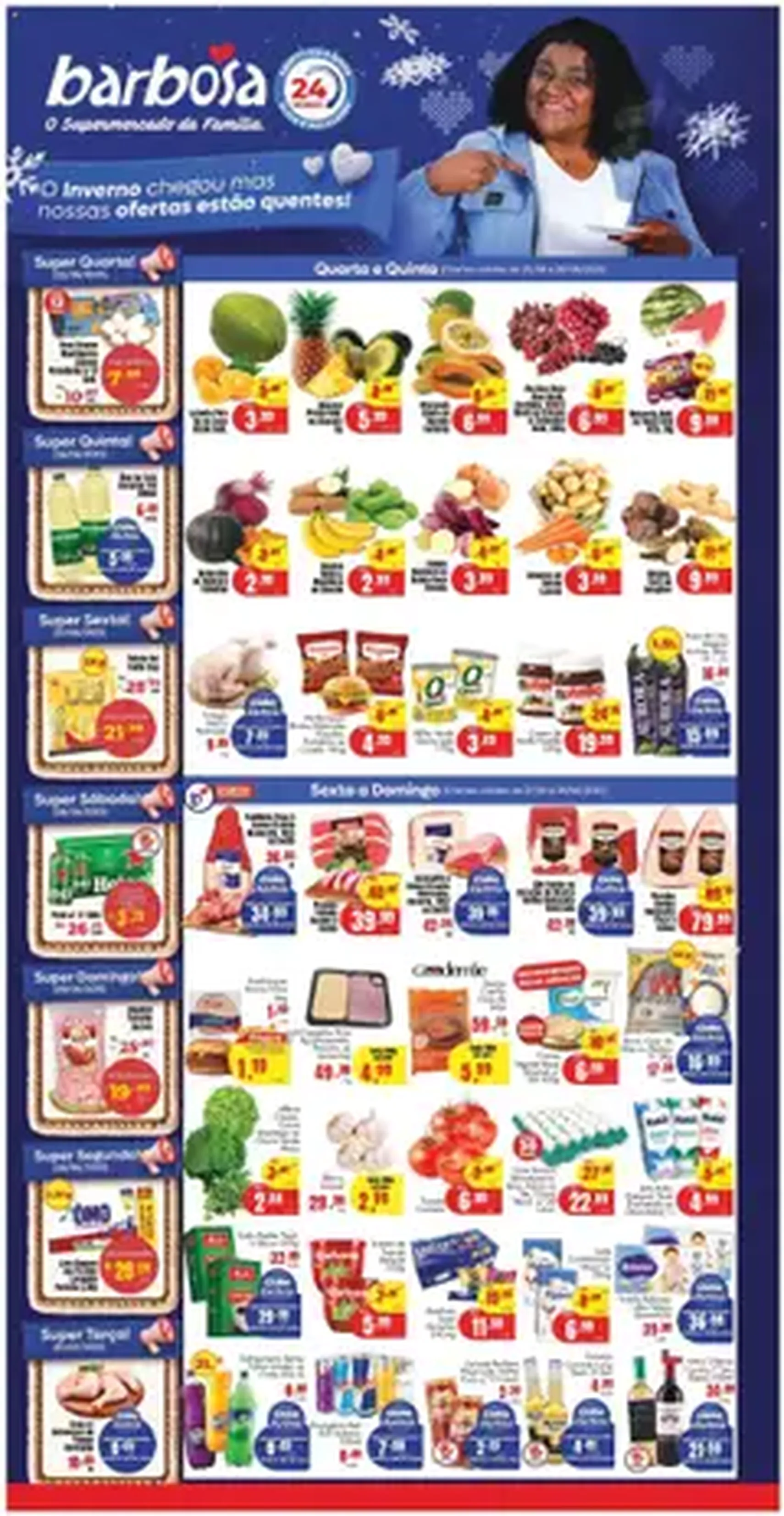 Barbosa Supermercados - Ofertas da semana - folheto válido a partir de 25/06/2025 página 1 de 1