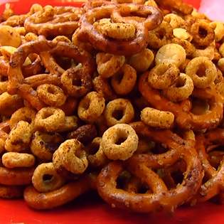 Recipe preview Easy homemade Nuts and Bolts snack mix recipe