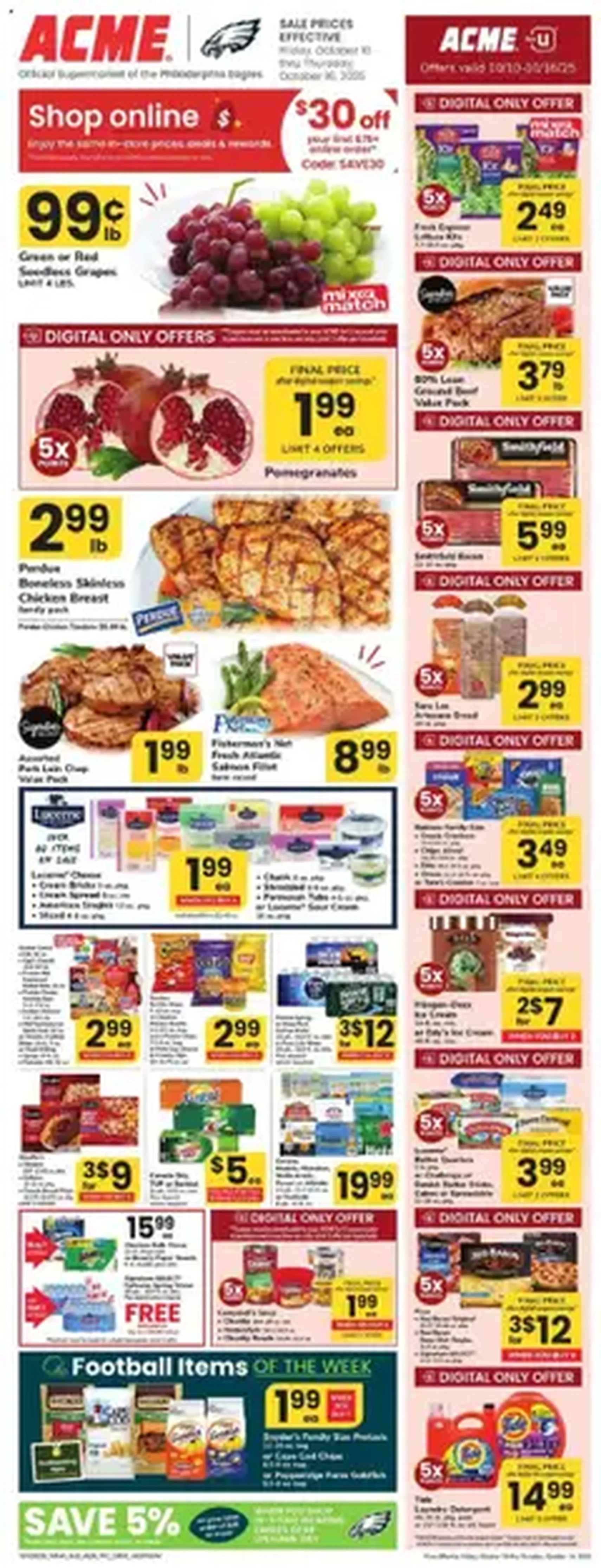 Acme Weekly Ad - valid flyer from 10/10/2025, page 1 of 1