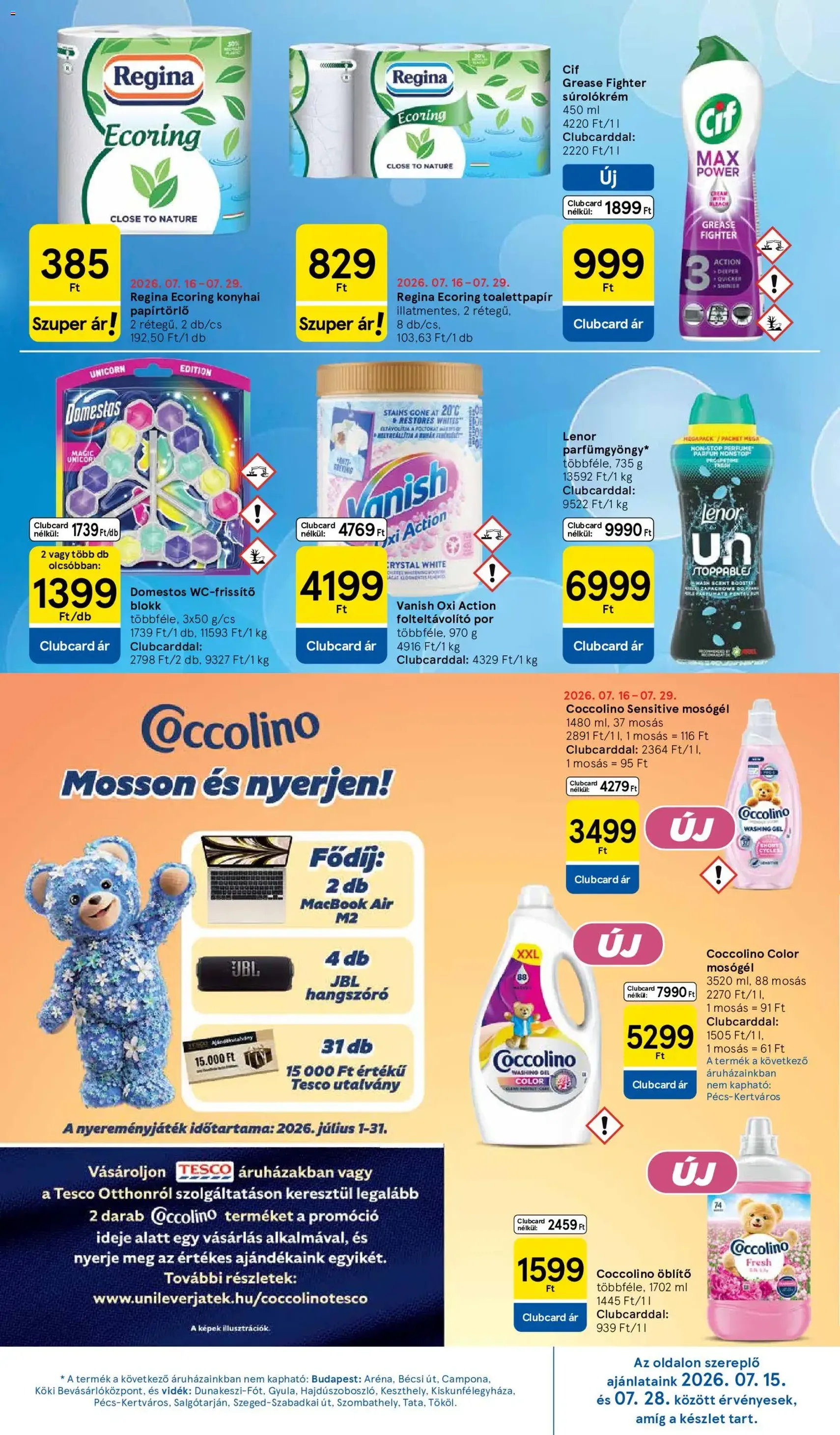 Tesco aktuális akciós újság - 2026.07.23. érvényes szórólap 25 oldal 30 oldalból