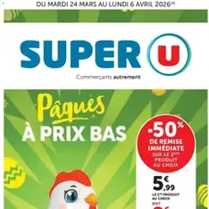 Super U catalogue - Prévisualisation du catalogue valable à partir du 24/03/2026