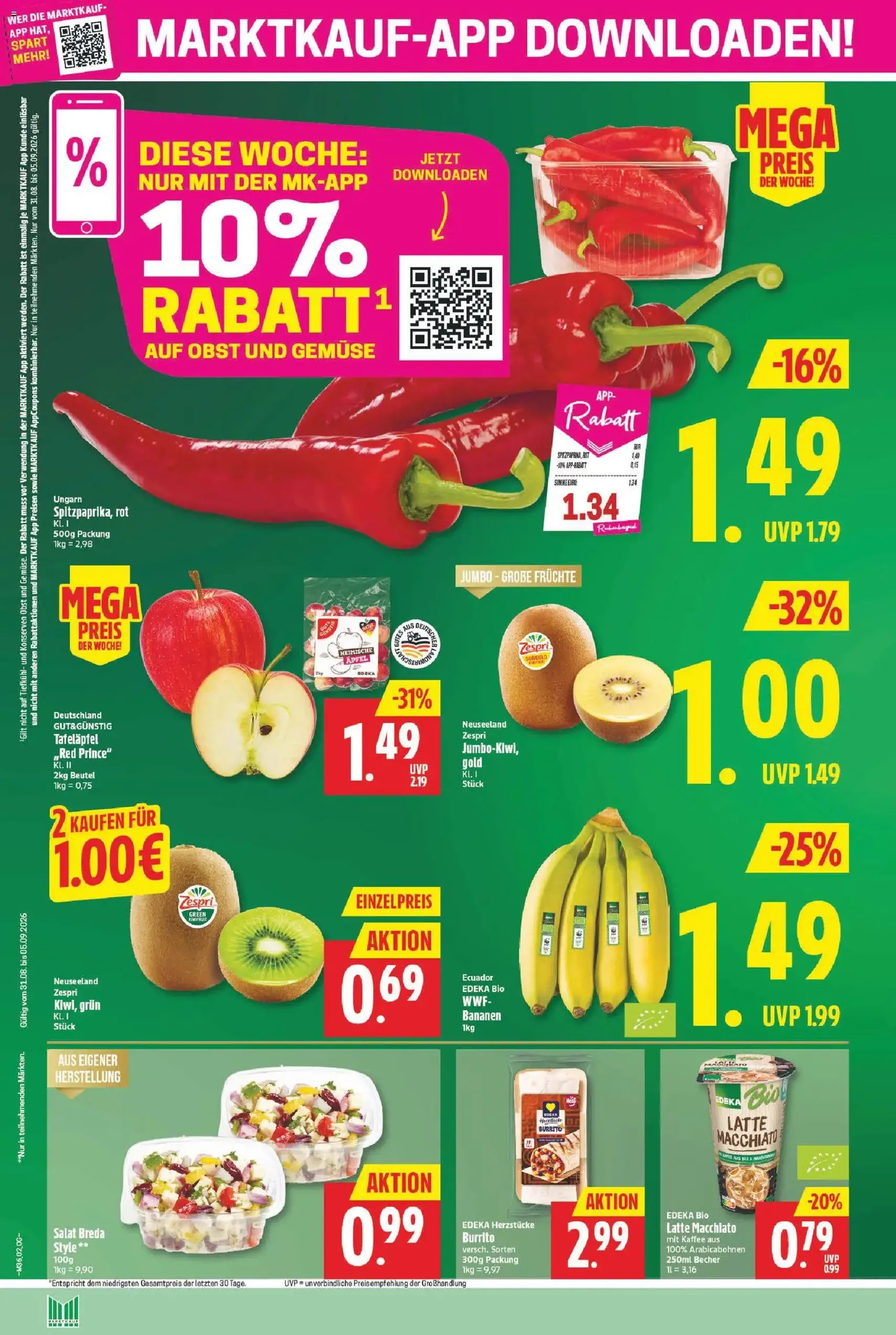 Marktkauf Prospekt - Gültiger Prospekt ab 31.08.2026, Seite 2 von insgesamt 31