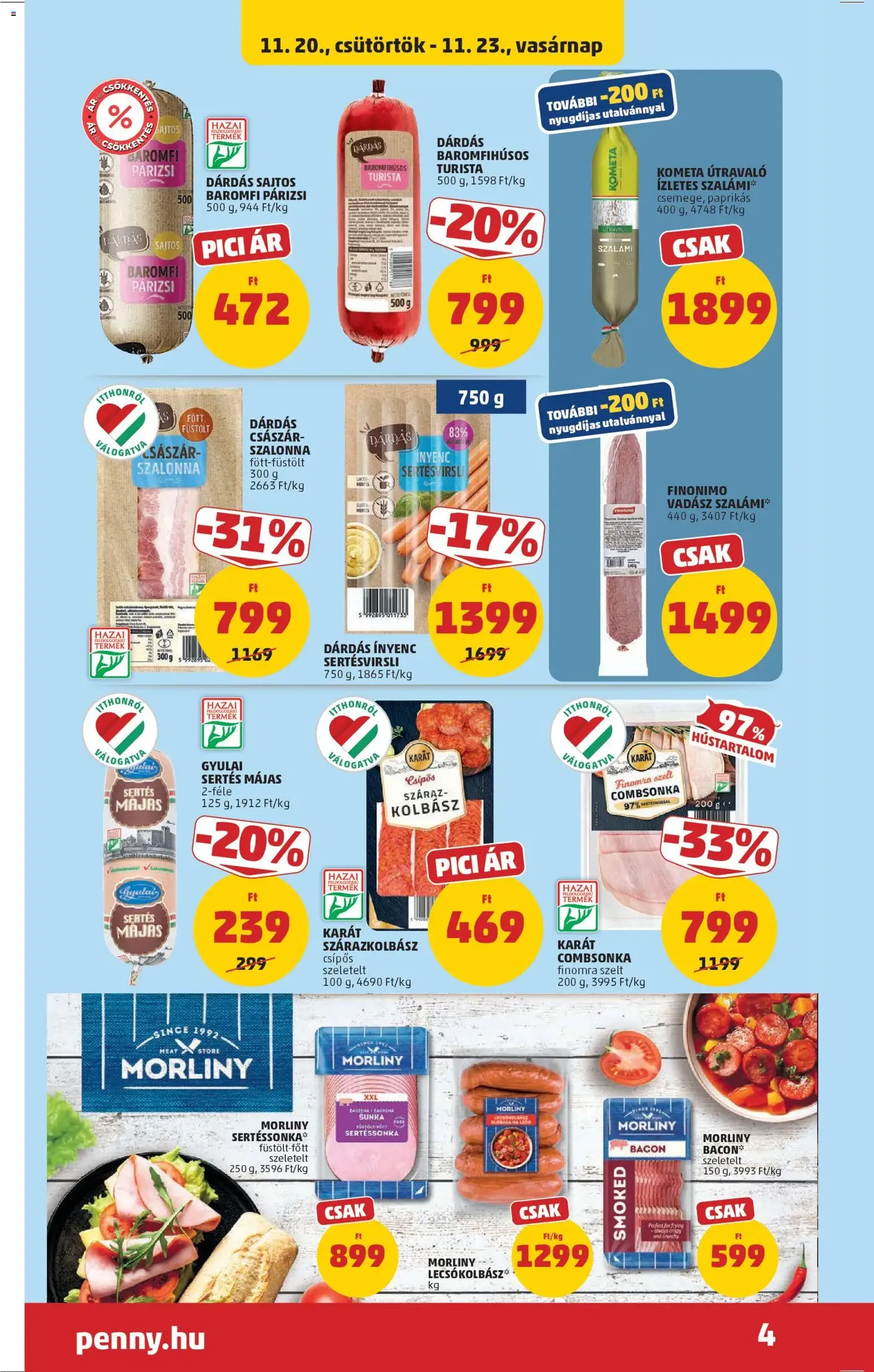 PENNY Black Friday - 2025.11.20. érvényes szórólap 6 oldal 44 oldalból