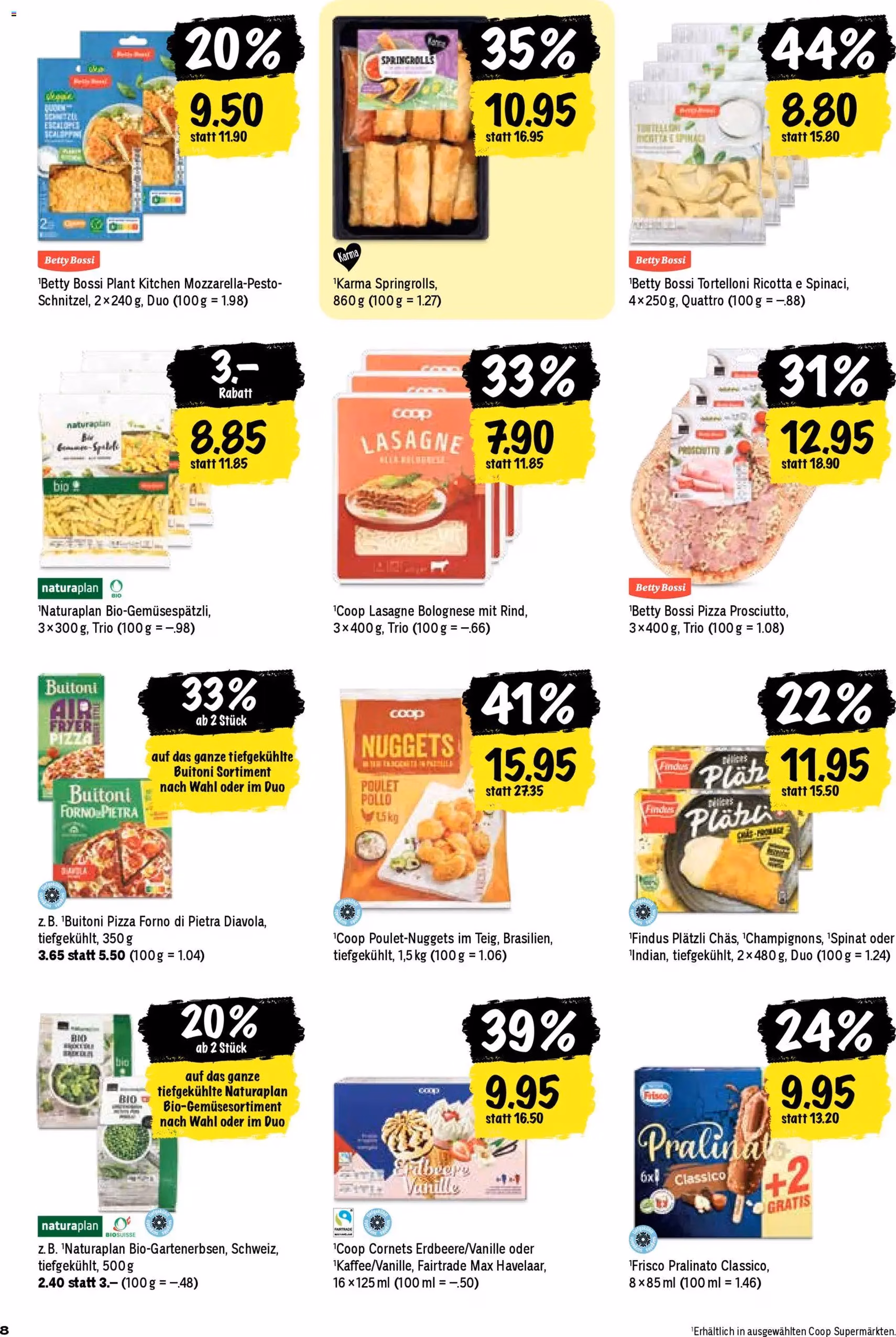 Coop aktionen - Gültiger Prospekt ab 09.04.2026, Seite 8 von insgesamt 24