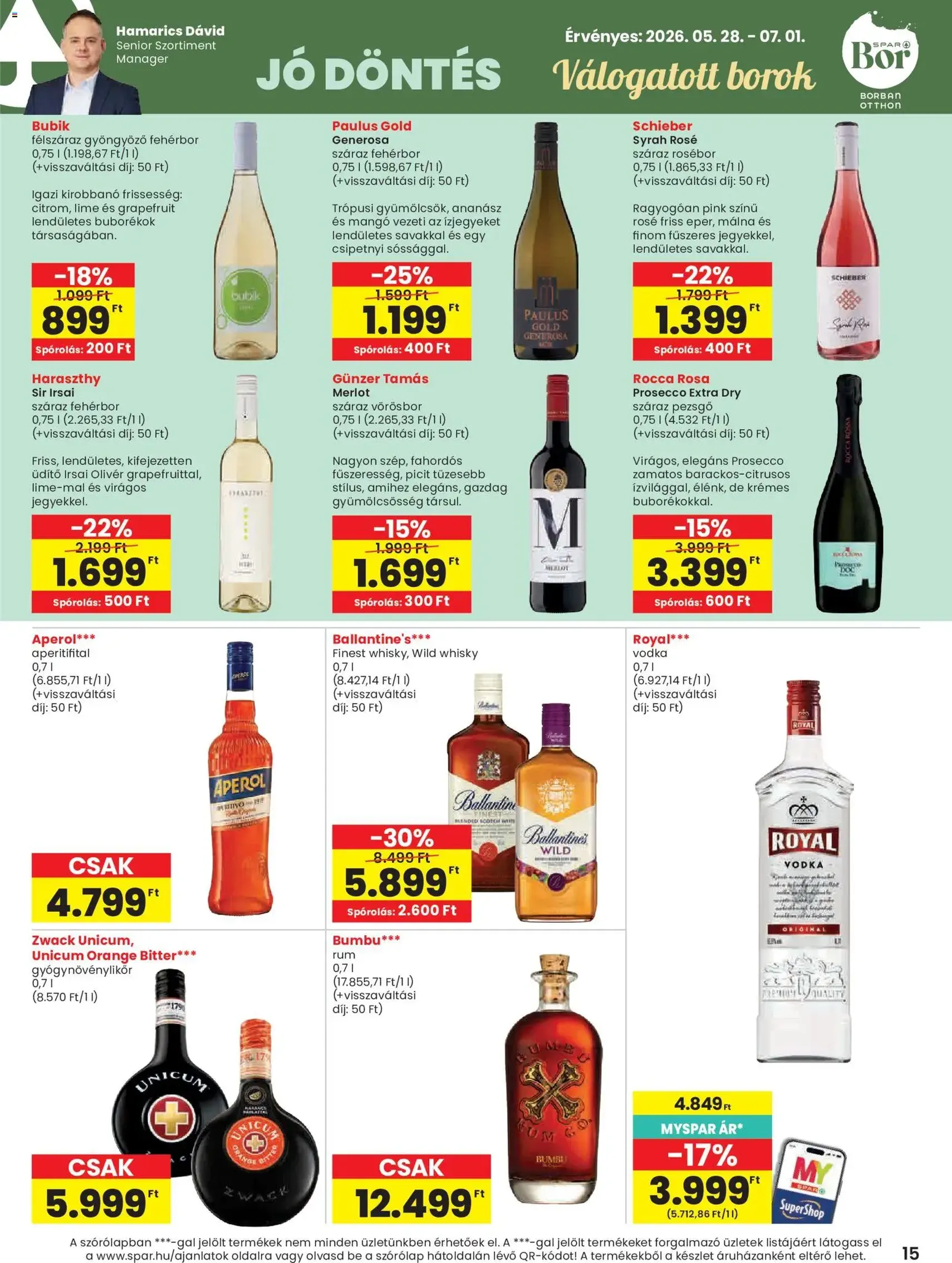 Spar akciós újság - 2026.05.28. érvényes szórólap 15 oldal 20 oldalból