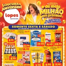 Lopes Supermercados - Ofertas da semana - pré-visualização do folheto, válido a partir de 01/08/2025